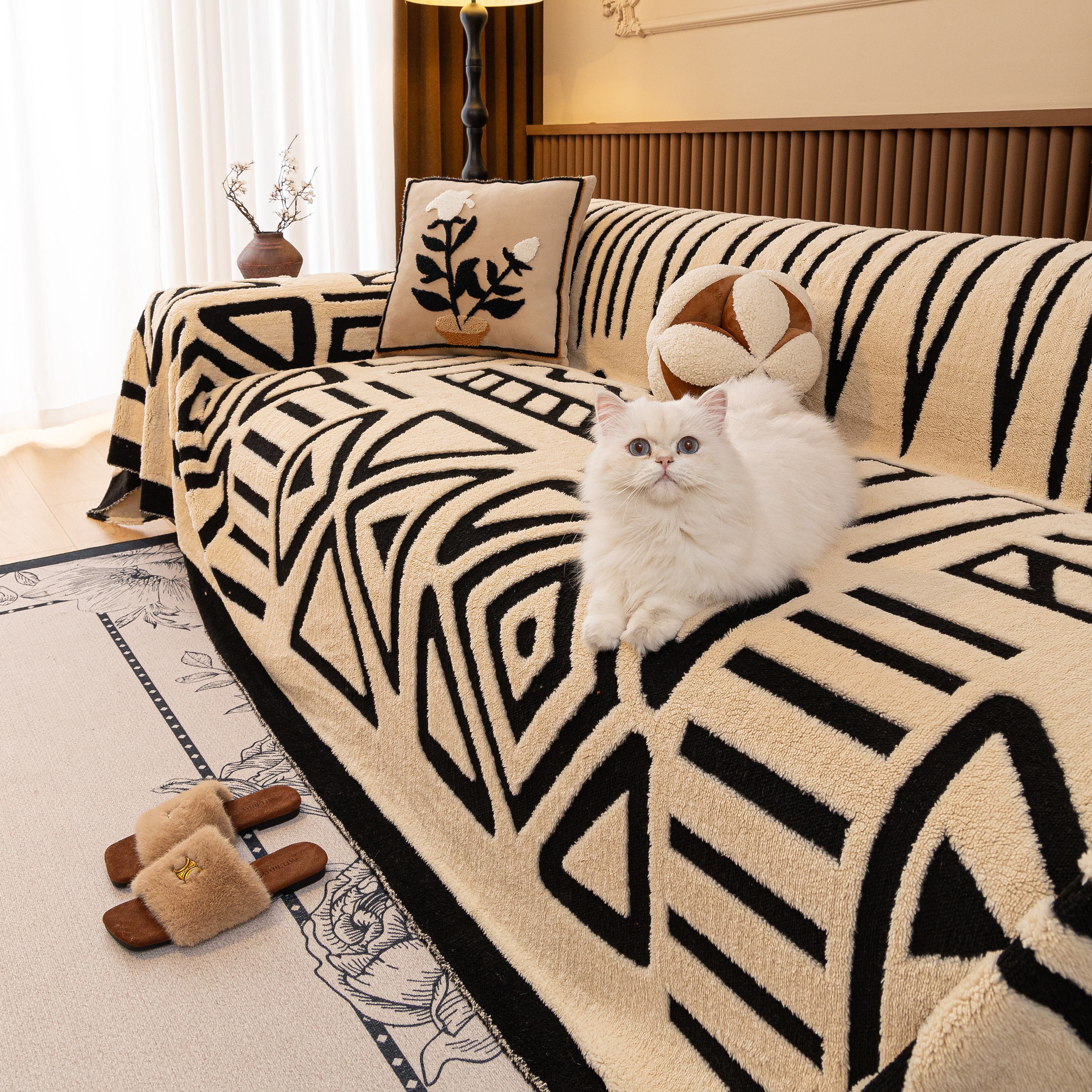 Boho Plush Couch Cover Bohemian Throw Blanket Decor Covers Sofa Chair Furniture Bed - Image 39