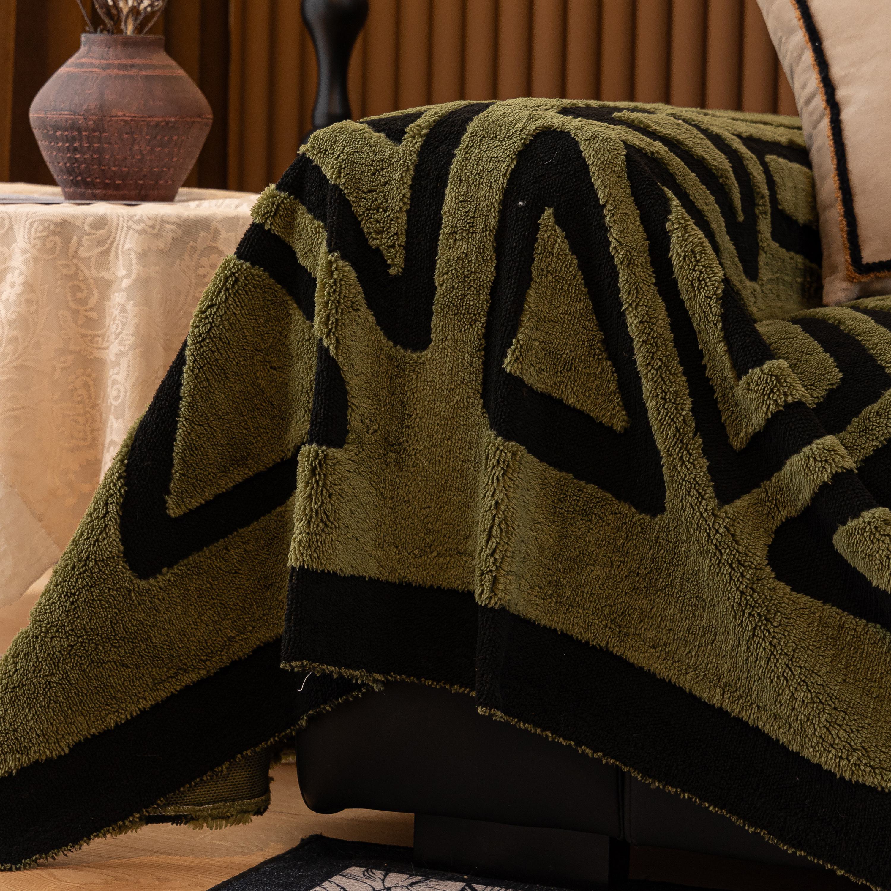 Boho Plush Couch Cover Bohemian Throw Blanket Decor Covers Sofa Chair Furniture Bed - Image 58