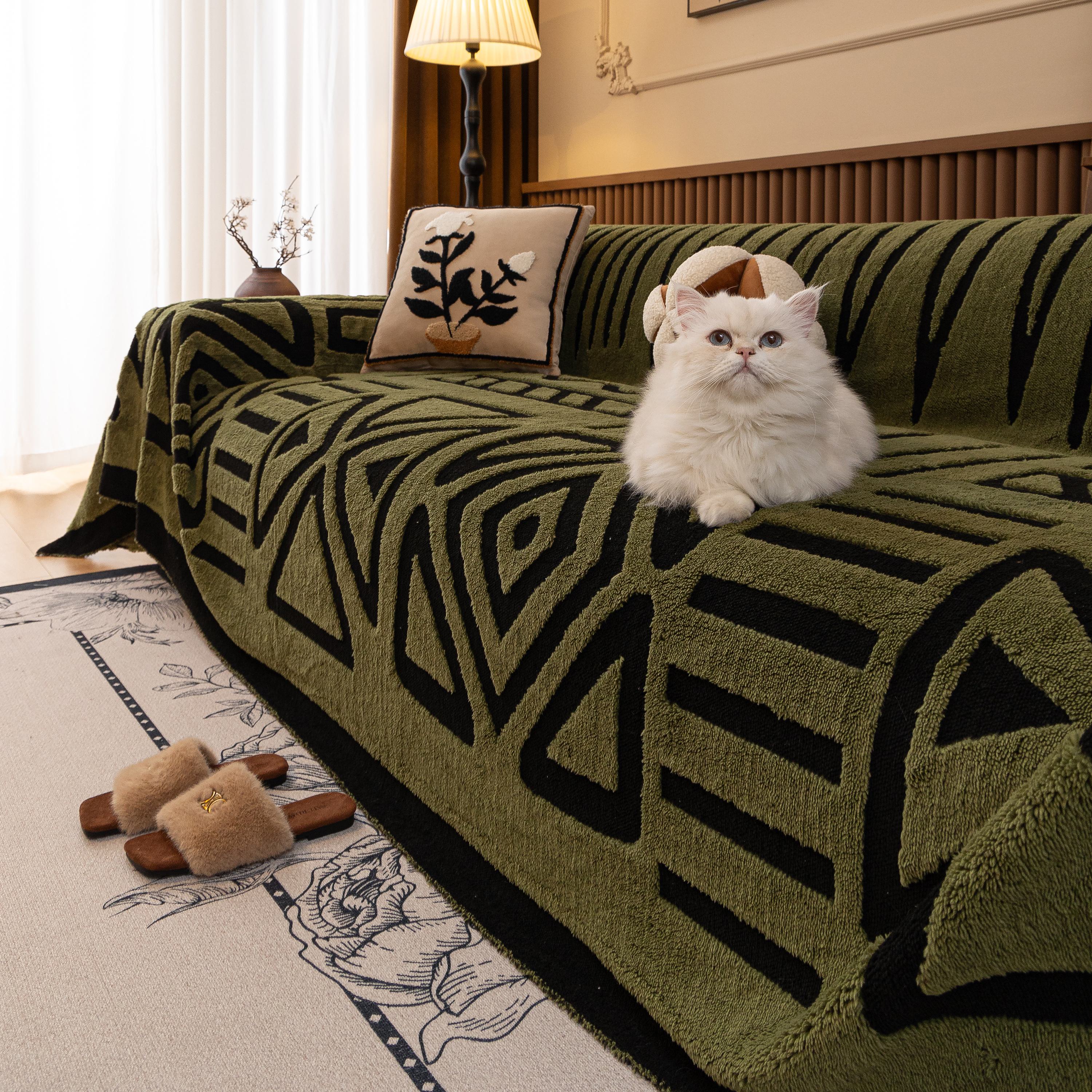 Boho Plush Couch Cover Bohemian Throw Blanket Decor Covers Sofa Chair Furniture Bed - Image 61