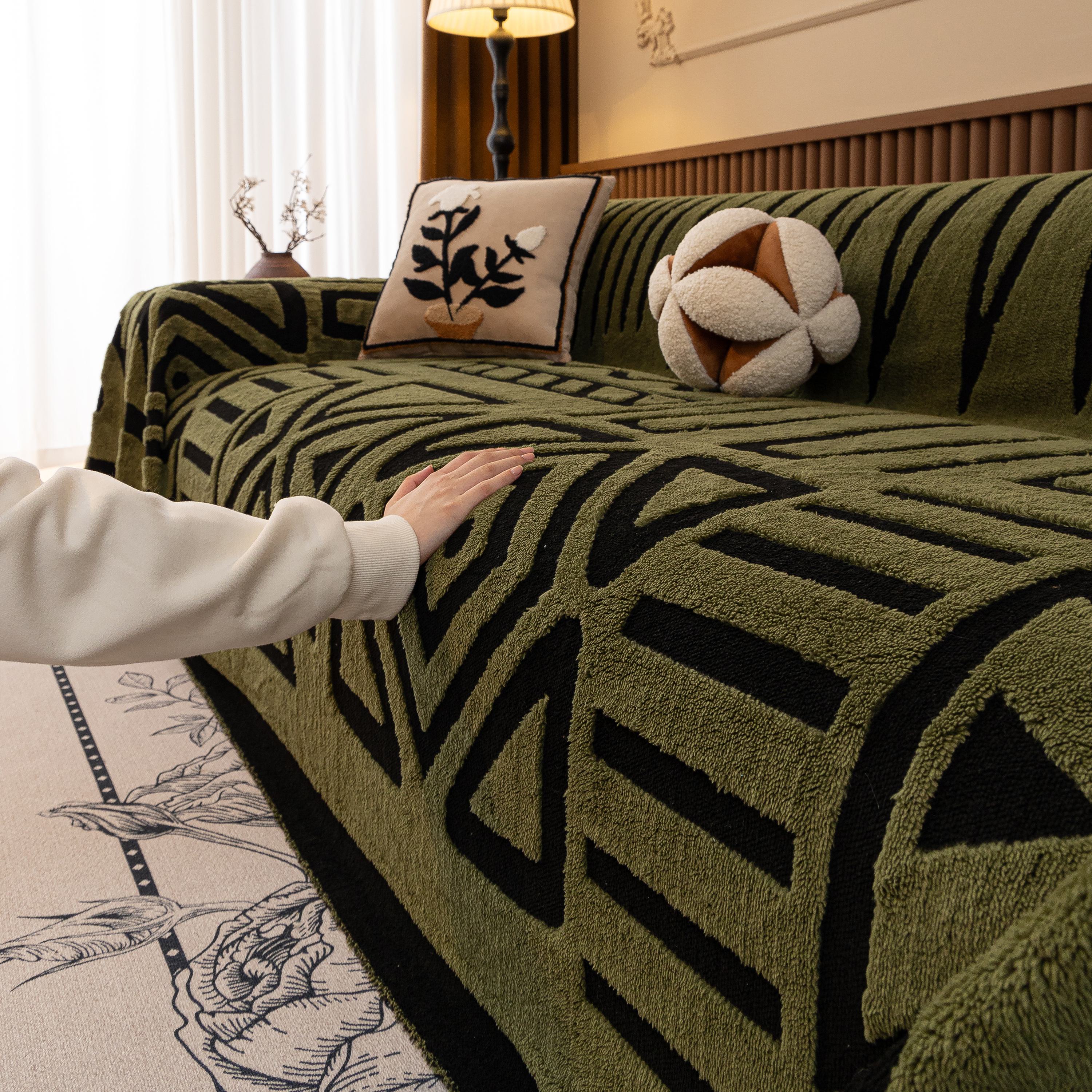 Boho Plush Couch Cover Bohemian Throw Blanket Decor Covers Sofa Chair Furniture Bed - Image 66