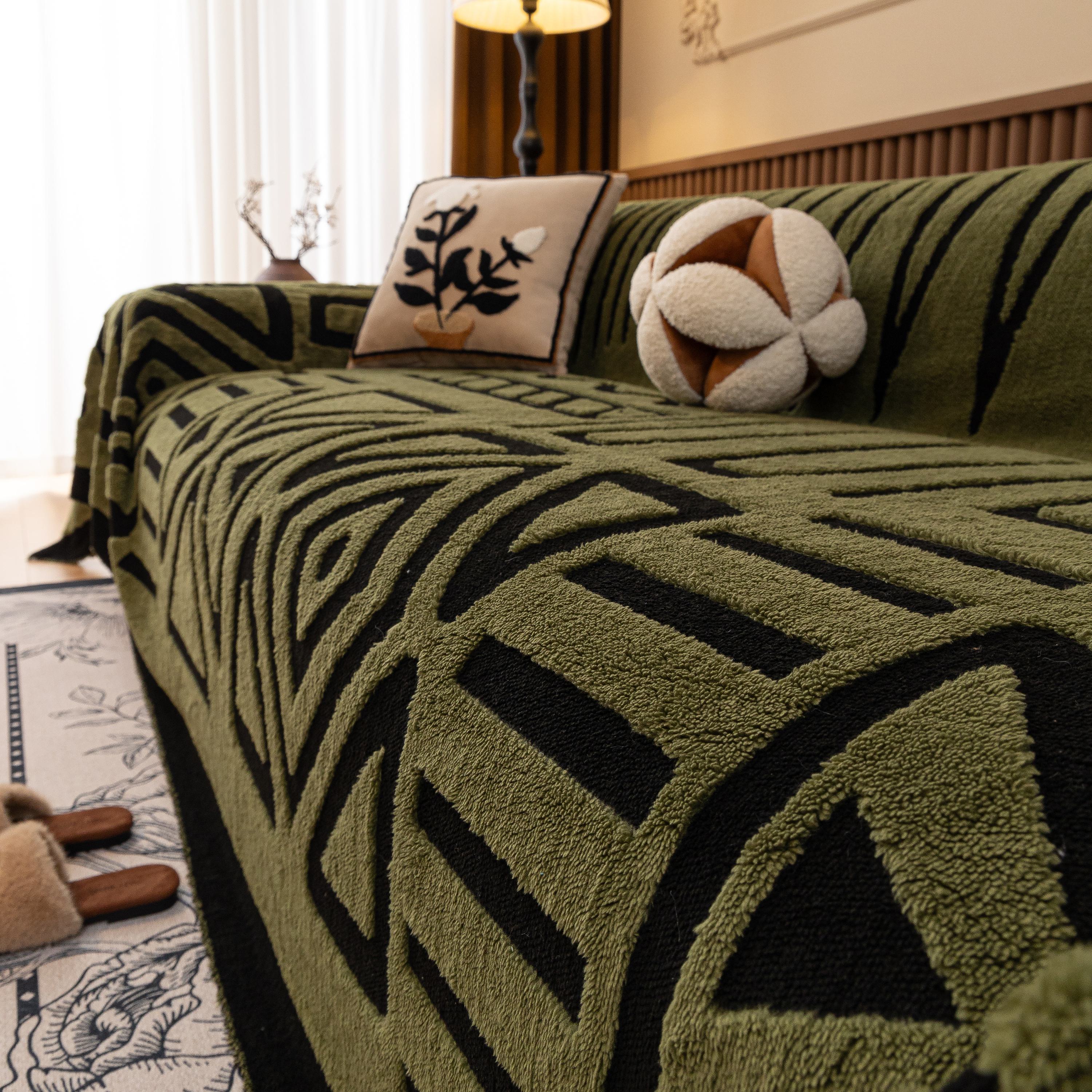 Boho Plush Couch Cover Bohemian Throw Blanket Decor Covers Sofa Chair Furniture Bed - Image 69