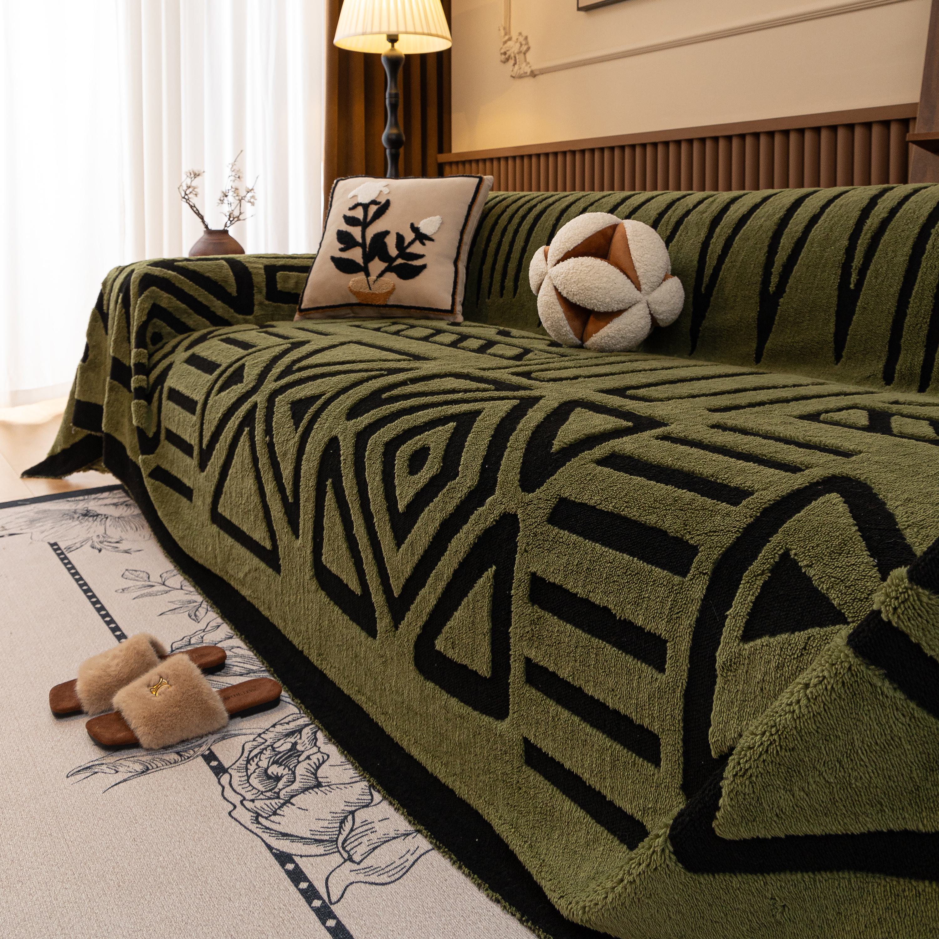Boho Plush Couch Cover Bohemian Throw Blanket Decor Covers Sofa Chair Furniture Bed - Image 72