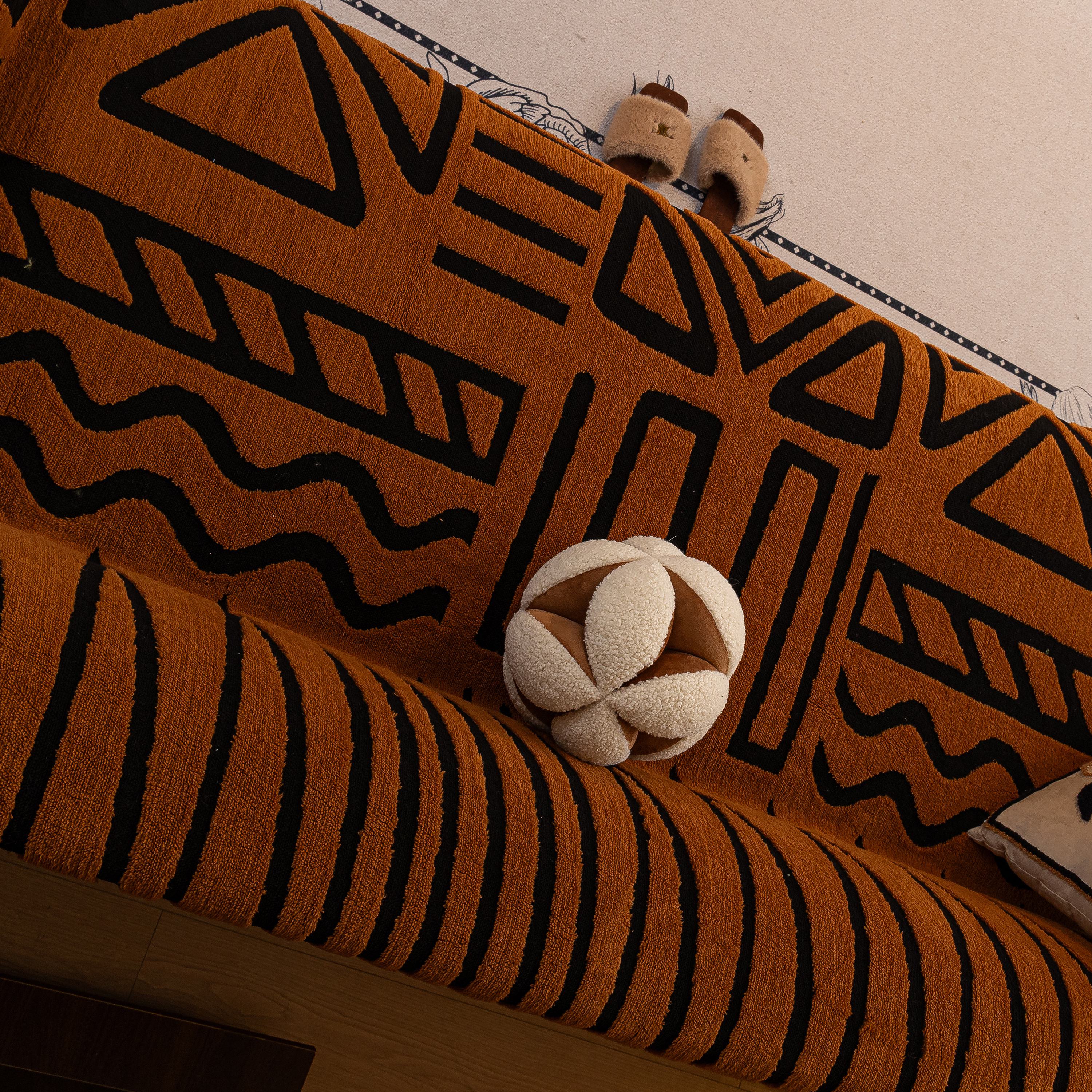 Boho Plush Couch Cover Bohemian Throw Blanket Decor Covers Sofa Chair Furniture Bed - Image 85
