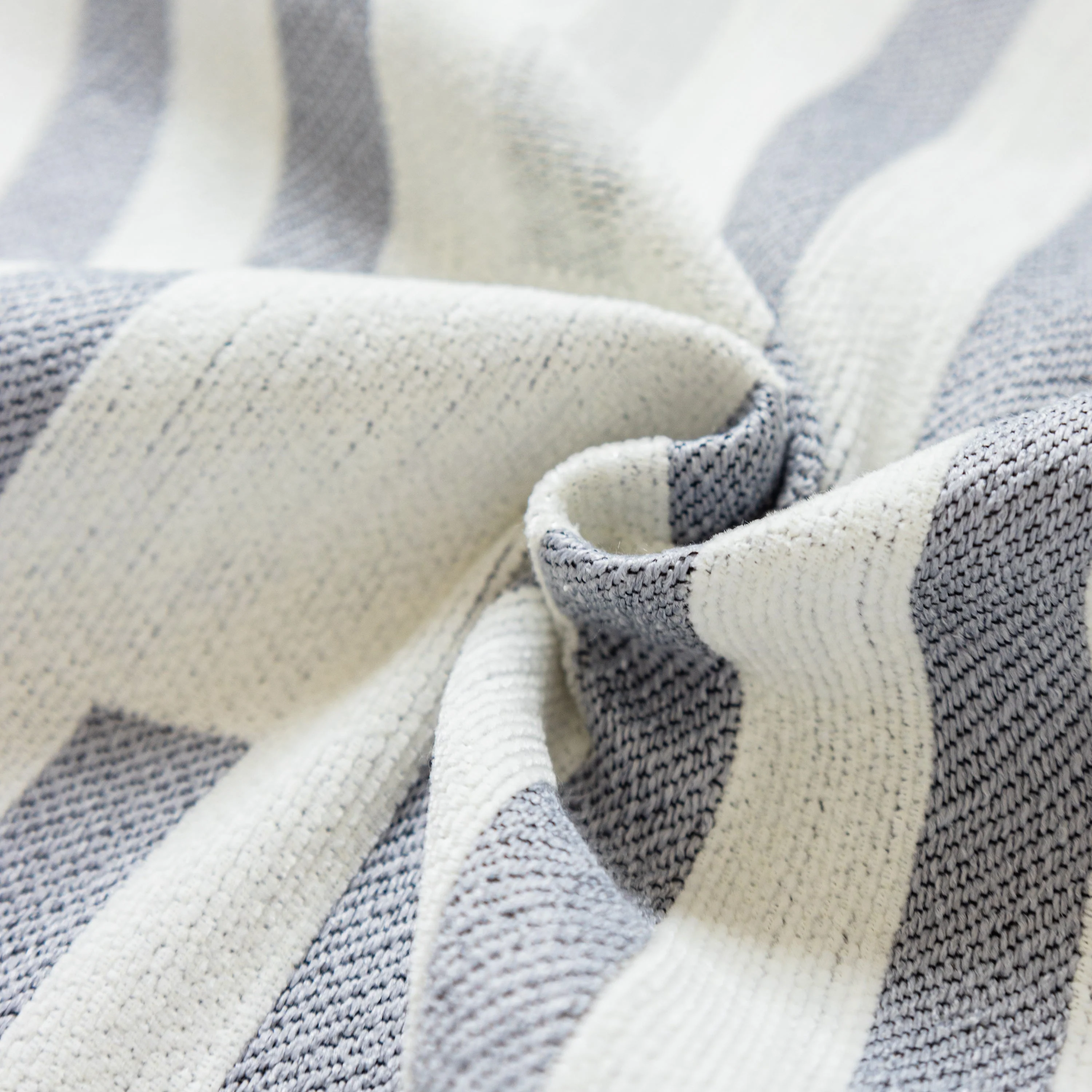Boho Stripe Sectional Couch Cover Soft Chenille Sofa Slipcovers Blanket on The Sofa for Living Room - Image 4