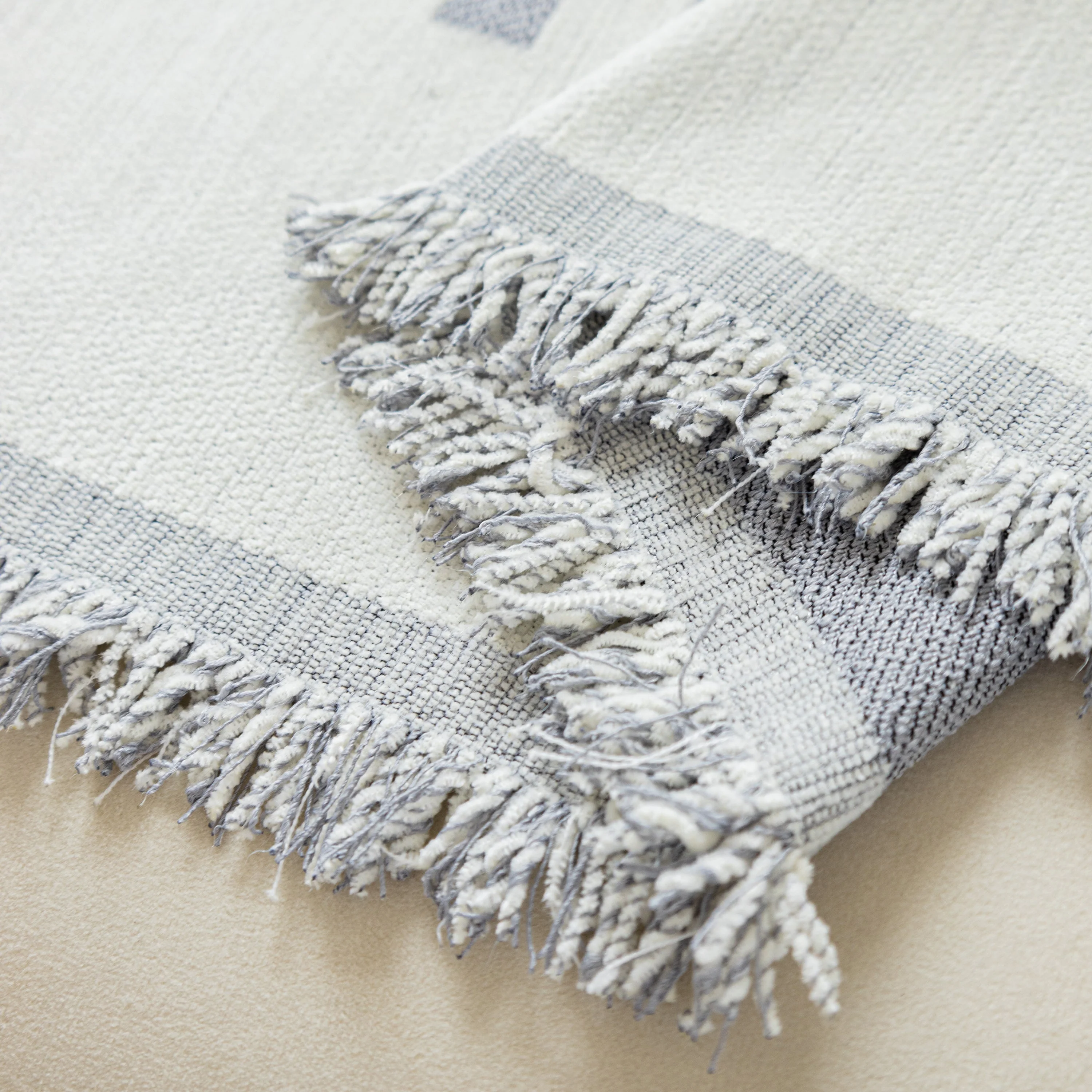 Boho Stripe Sectional Couch Cover Soft Chenille Sofa Slipcovers Blanket on The Sofa for Living Room - Image 6
