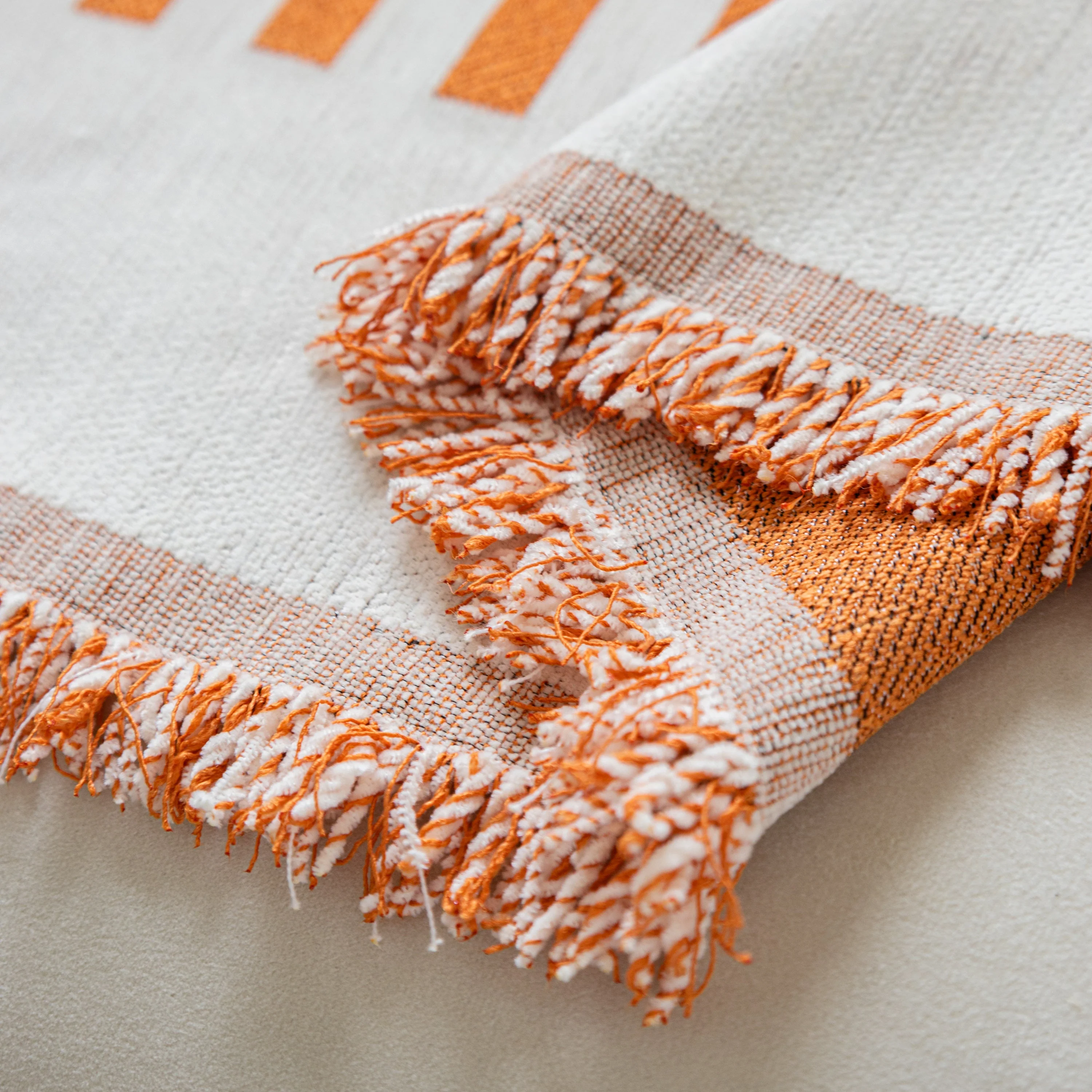 Boho Stripe Sectional Couch Cover Soft Chenille Sofa Slipcovers Blanket on The Sofa for Living Room - Image 72
