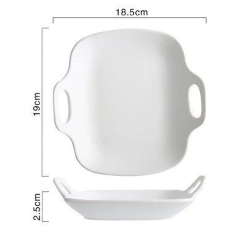 Bone Porcelain Bowl & Baking Sheet - Image 10