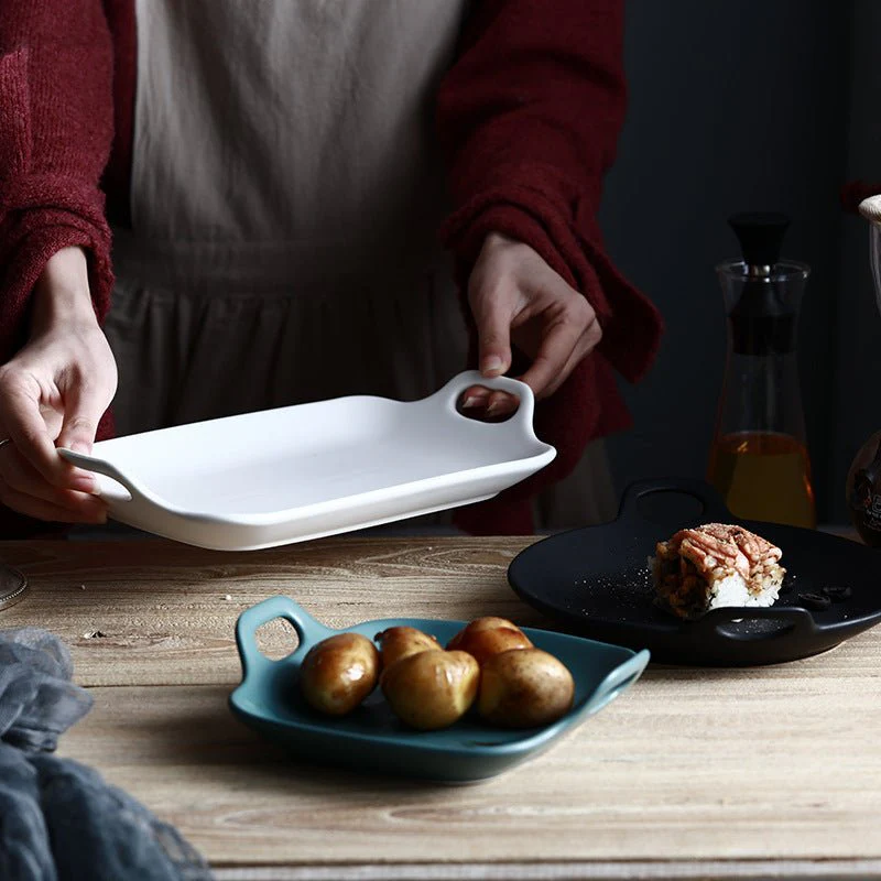 Bone Porcelain Bowl & Baking Sheet - Image 3