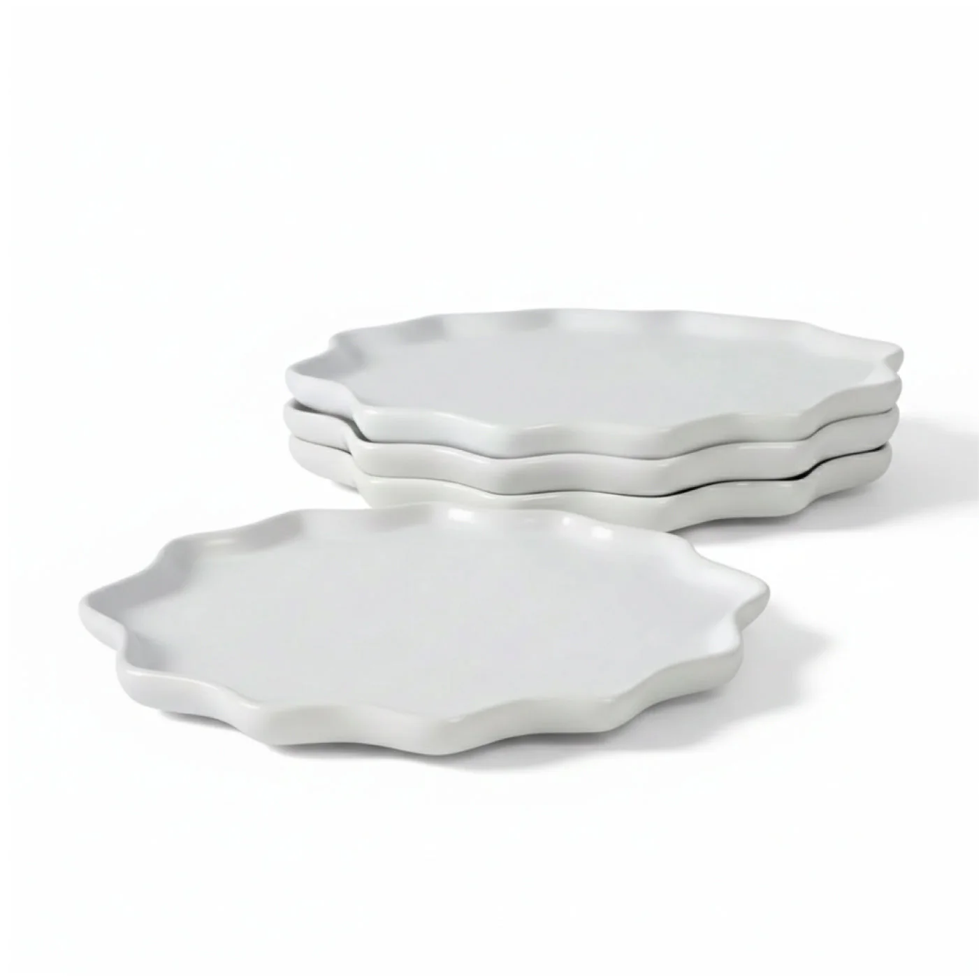 BosilunLife Bring Nature Inside Dinner Plate Recycled Eco-Clay 4-pcs set - Image 6