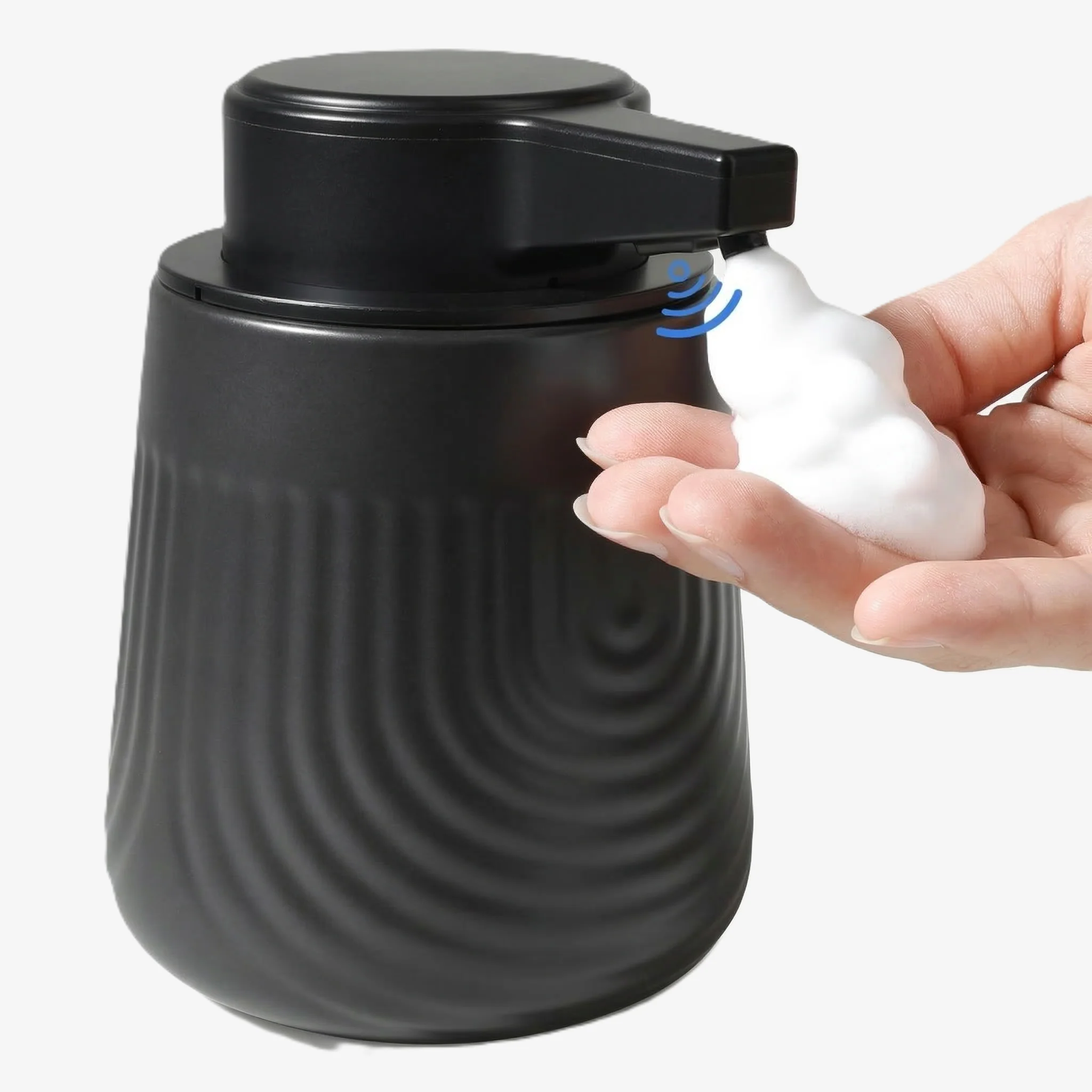 BosilunLife SoftWave Automatic Foaming Soap Dispenser Recycled Eco-Clay 10 oz - Image 2