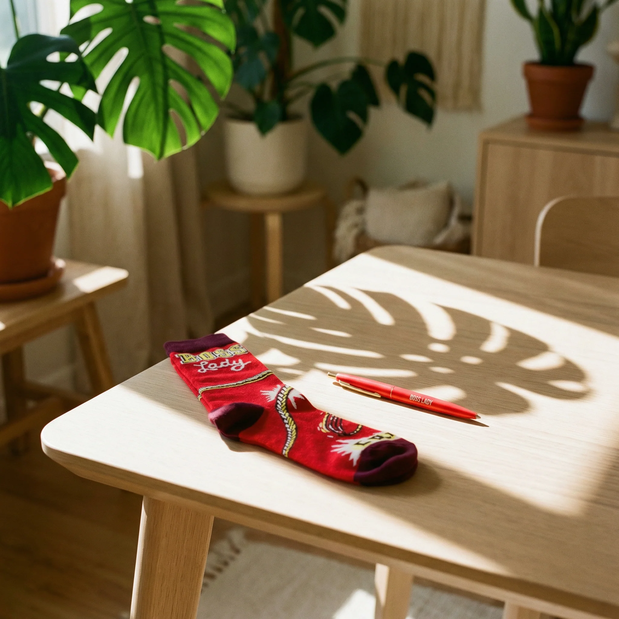 Boss Lady Pen + Red Socks Gift Set - Image 5