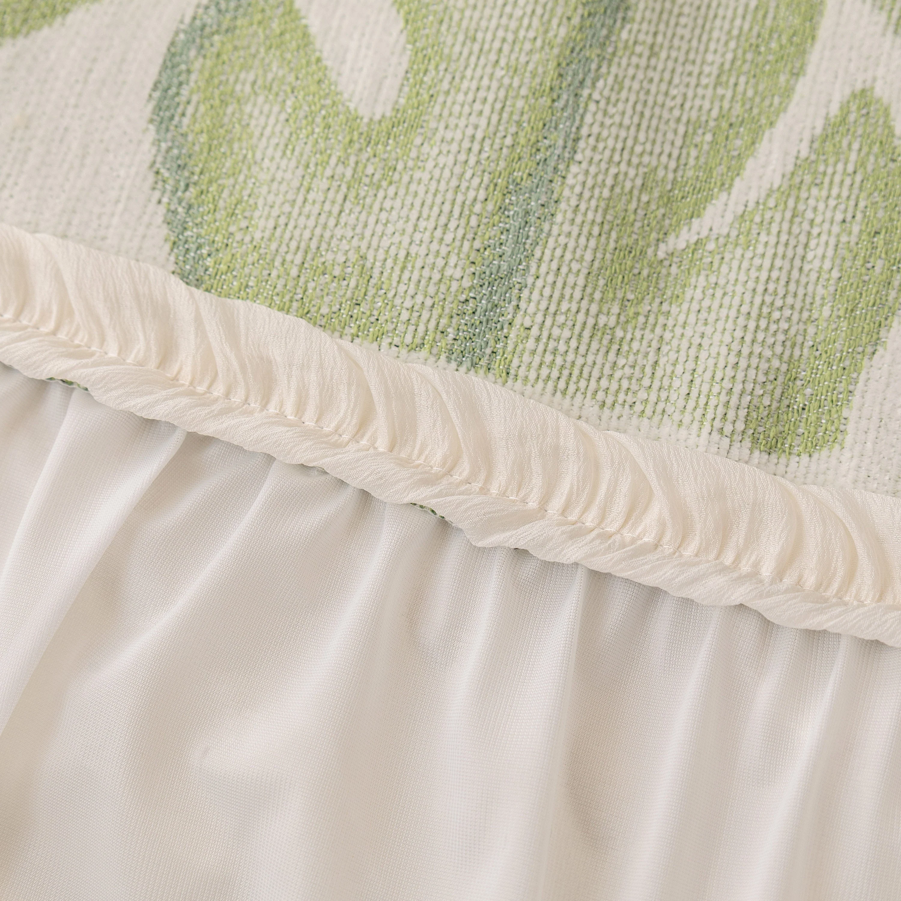 Botanical Sofa Cover with Chiffon Skirt, Floral Couch Throw Blanket for All-Season - Image 36