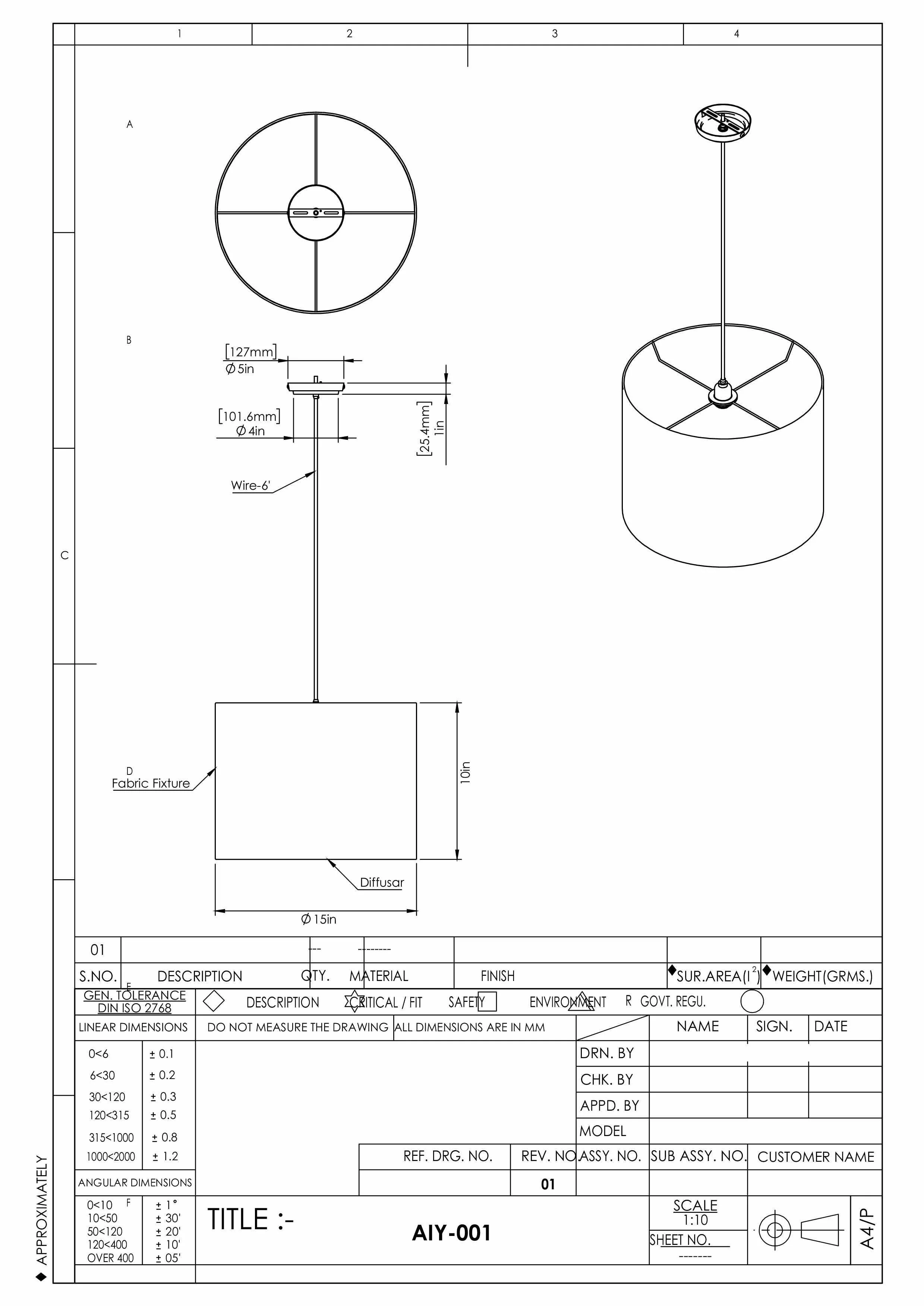 Bowenfels Ceiling Light - Clearance - Image 6