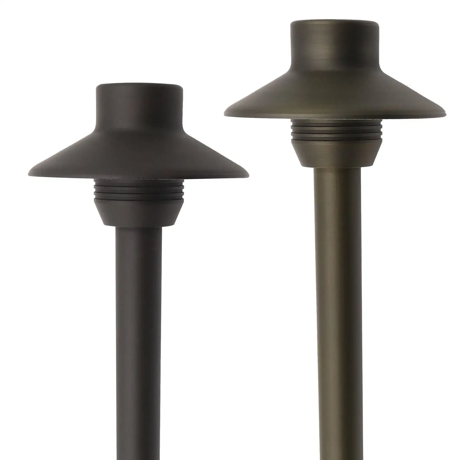 Brass Mini Flat Hat G4 LED Path Lights for Outdoor Landscape Illumination - Image 3