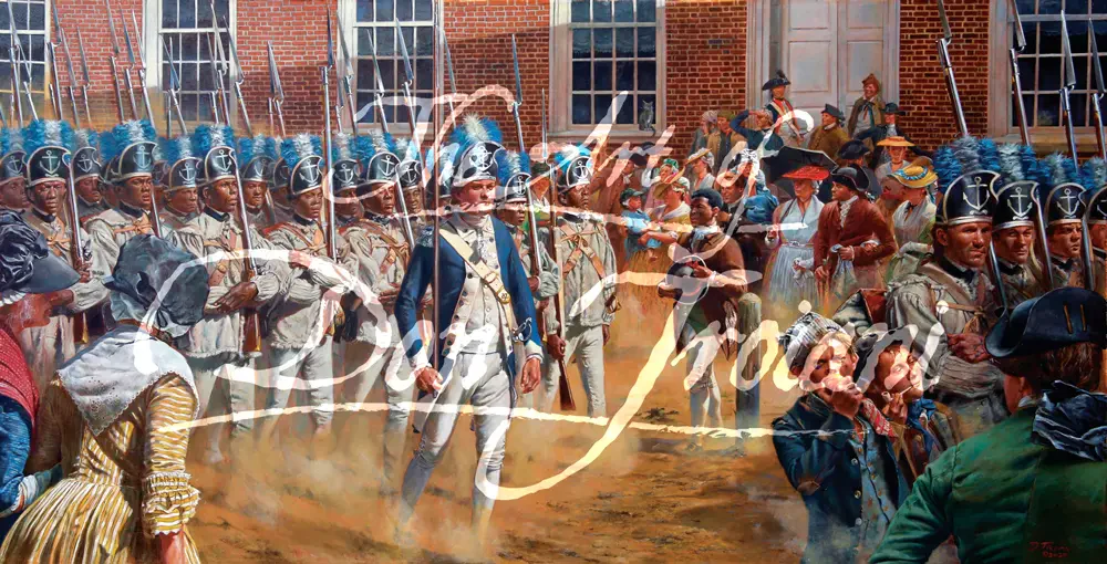 Brave Men As Ever Fought - Canvas Giclee Artist Proof