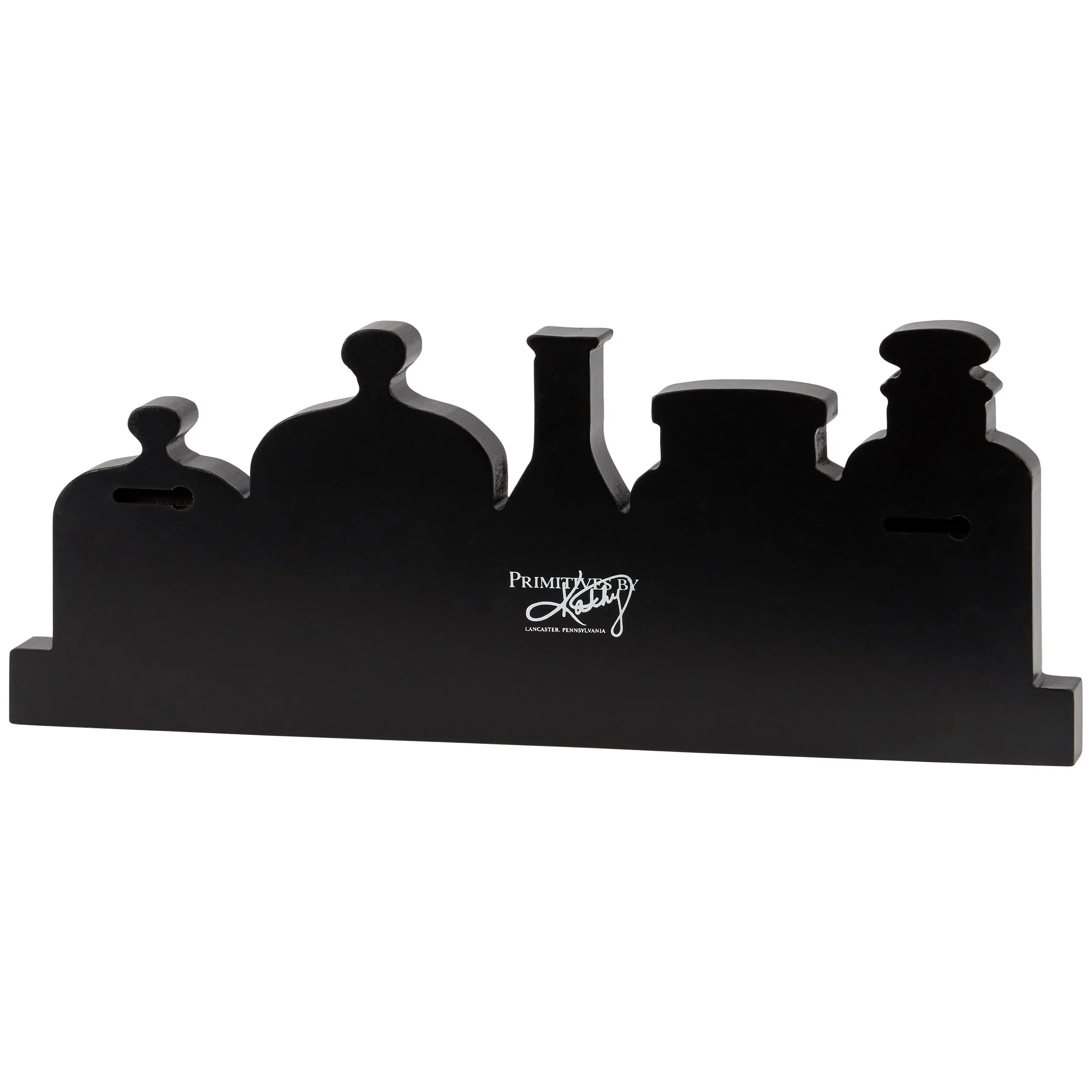 Brew Bottles Spooky Wooden Stand-Up Decor | Rustic Halloween Home Accent - Image 3