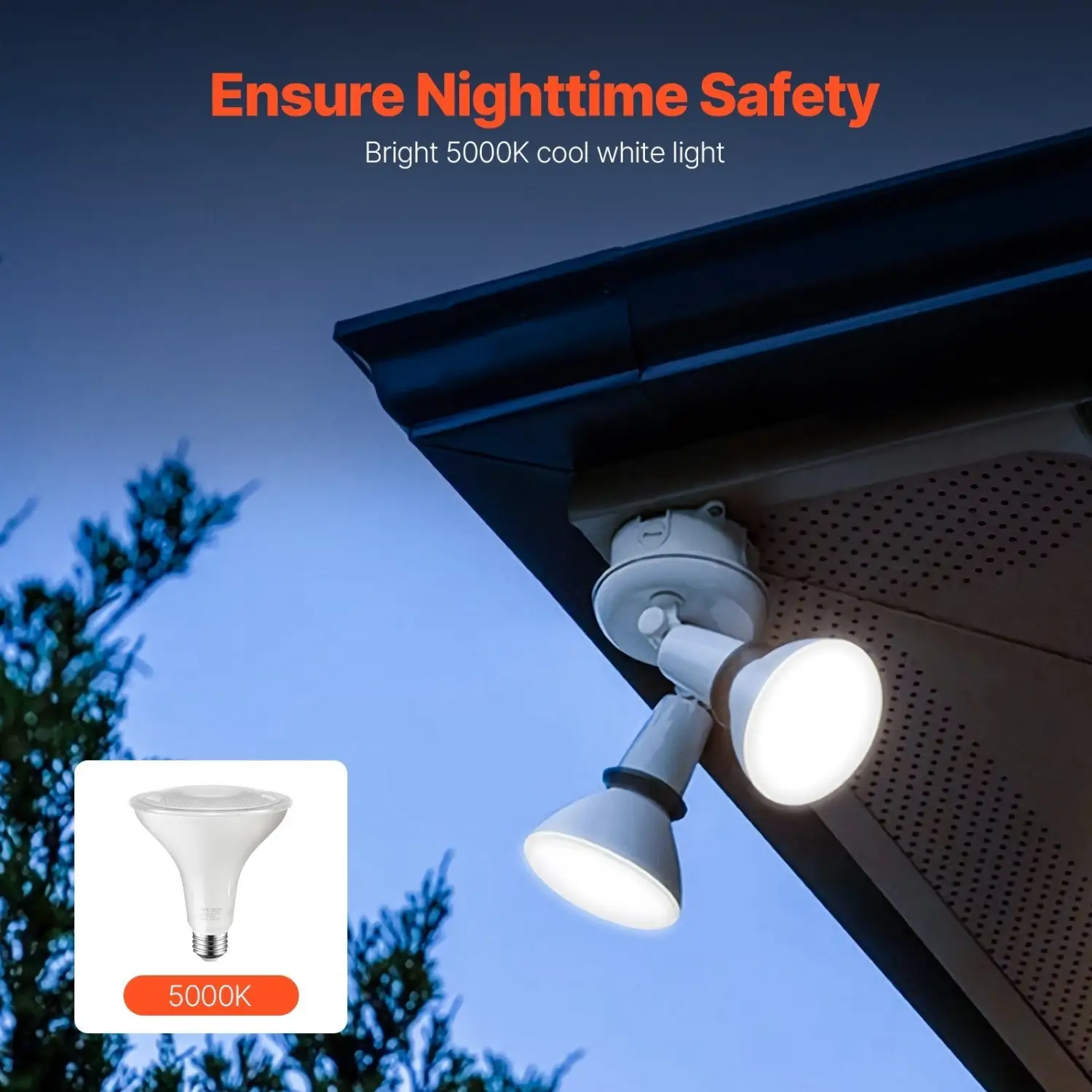 Bright 13W PAR38 Flood Light Bulb with E26 Base - Image 5