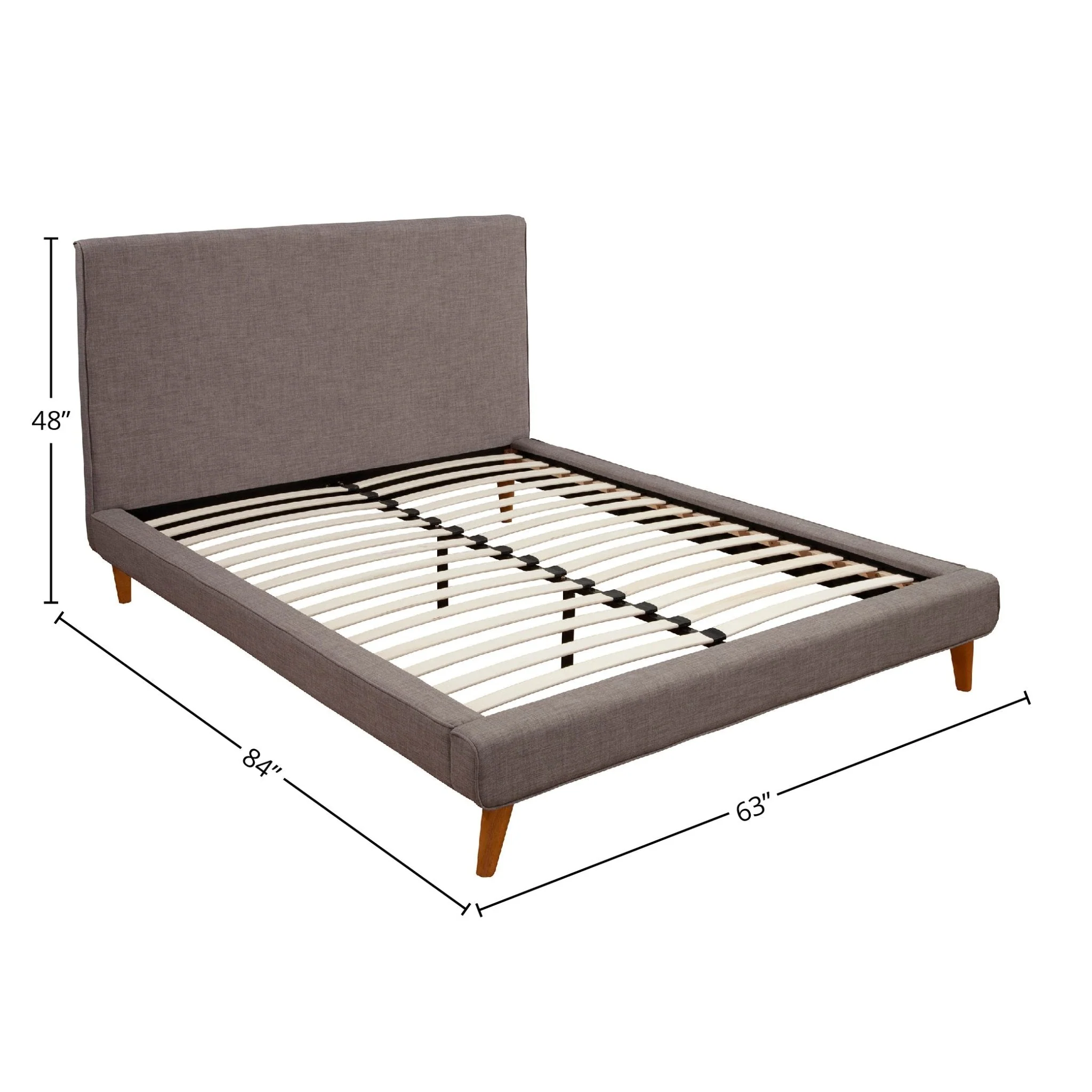 Britney Bed, Dark Grey - Image 7