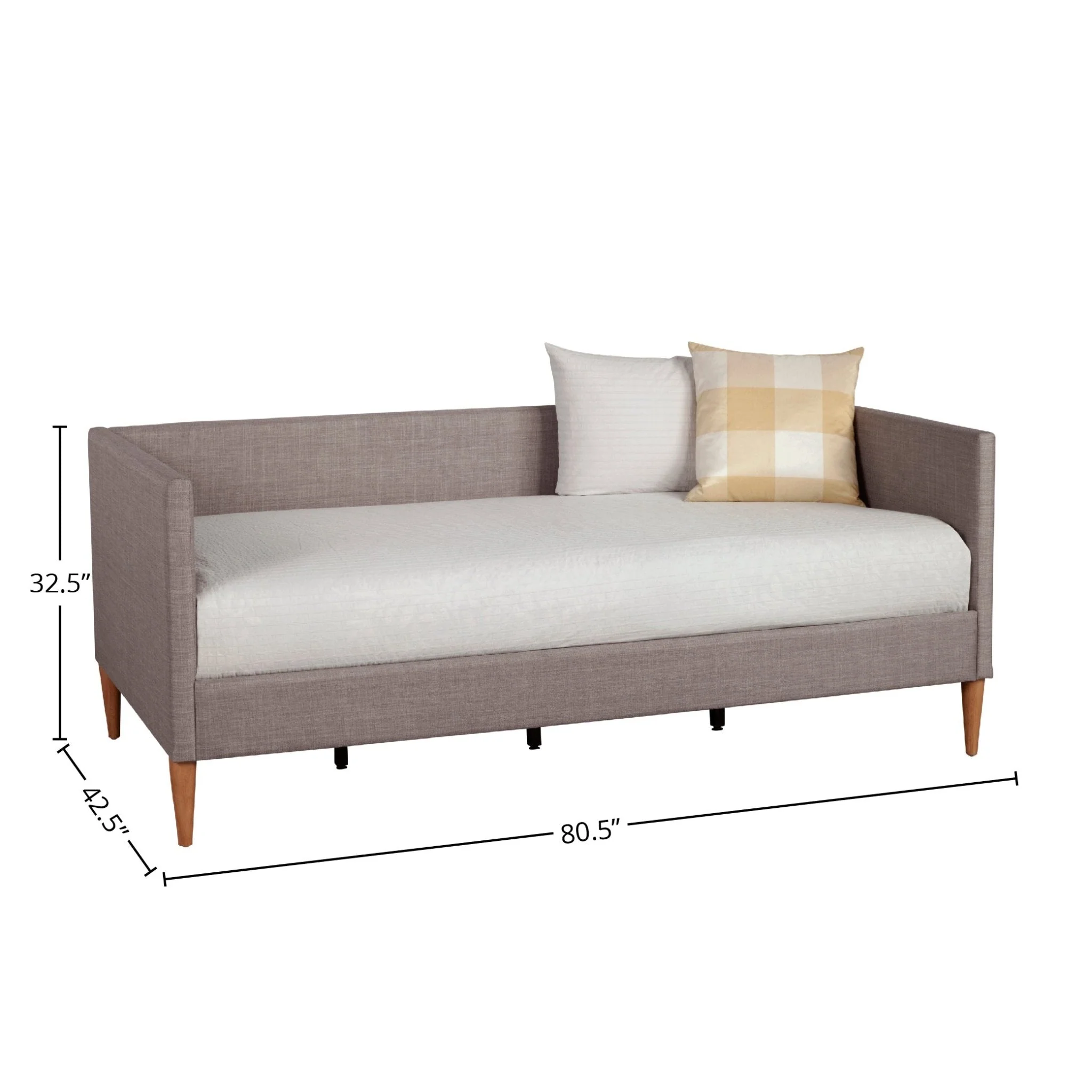 Britney Daybed, Dark Grey Linen - Image 5