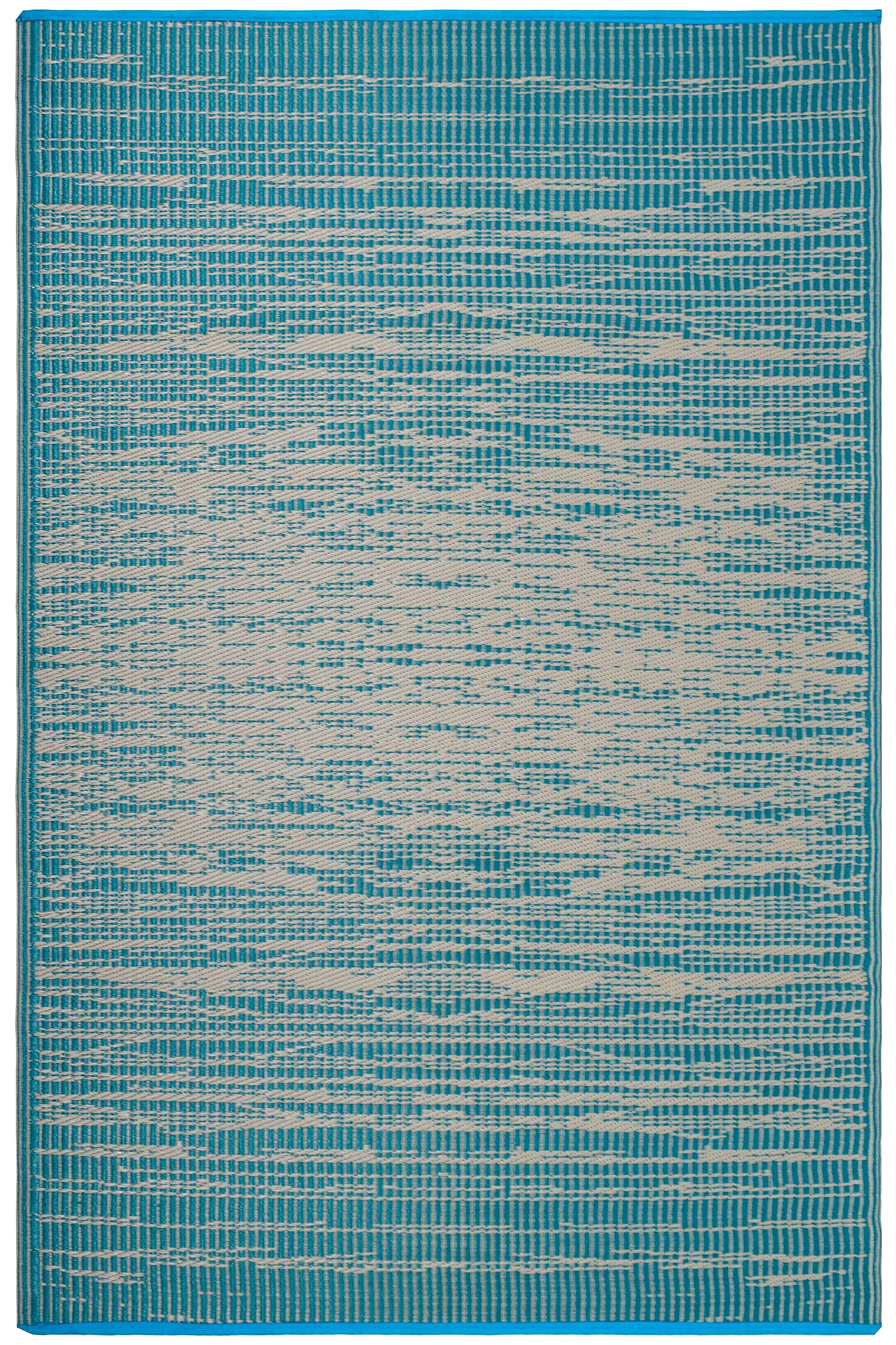 Brooklyn - Teal Outdoor Rug for Patio FINAL SALE - Image 2