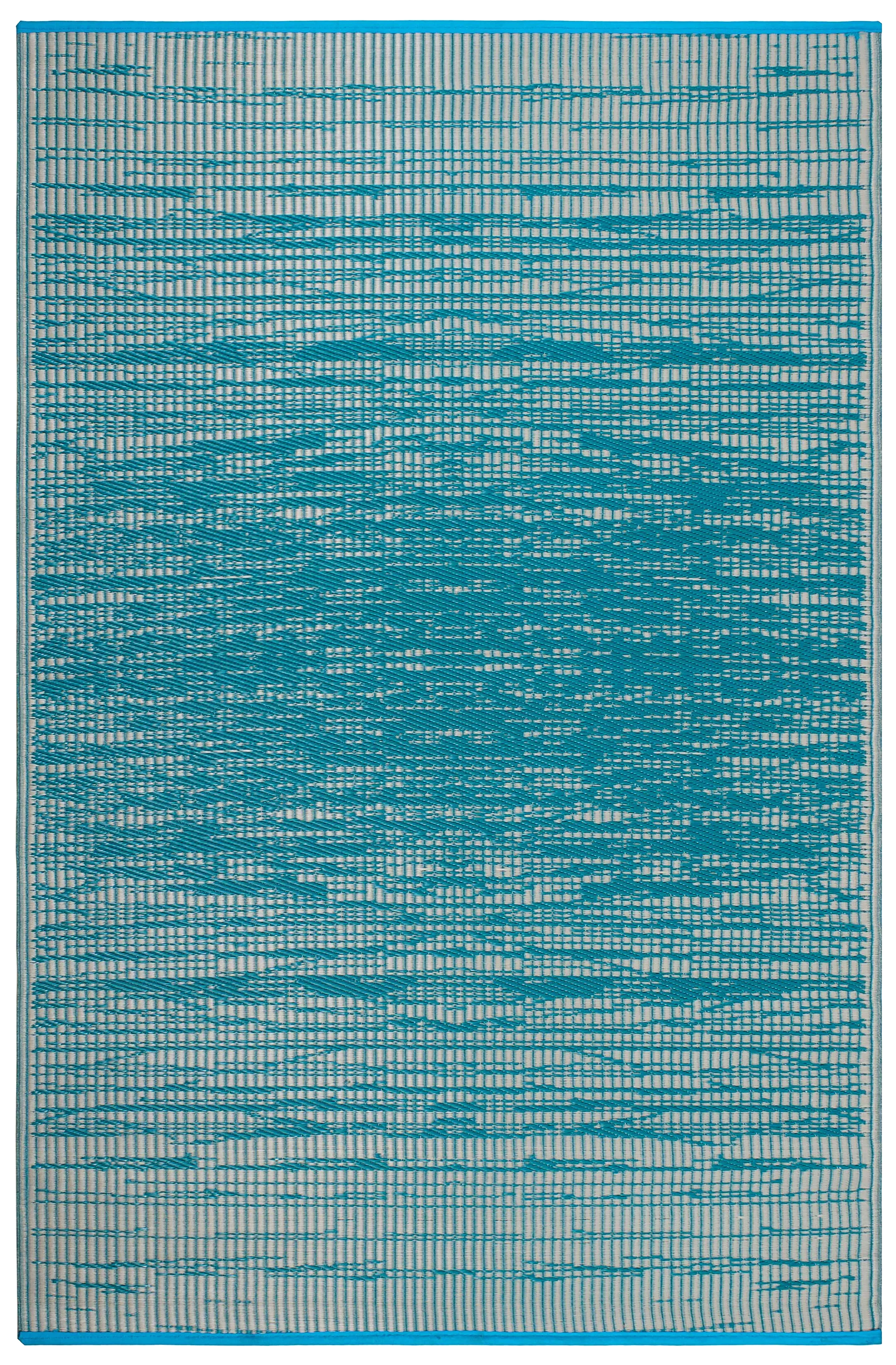 Brooklyn - Teal Outdoor Rug for Patio FINAL SALE - Image 3