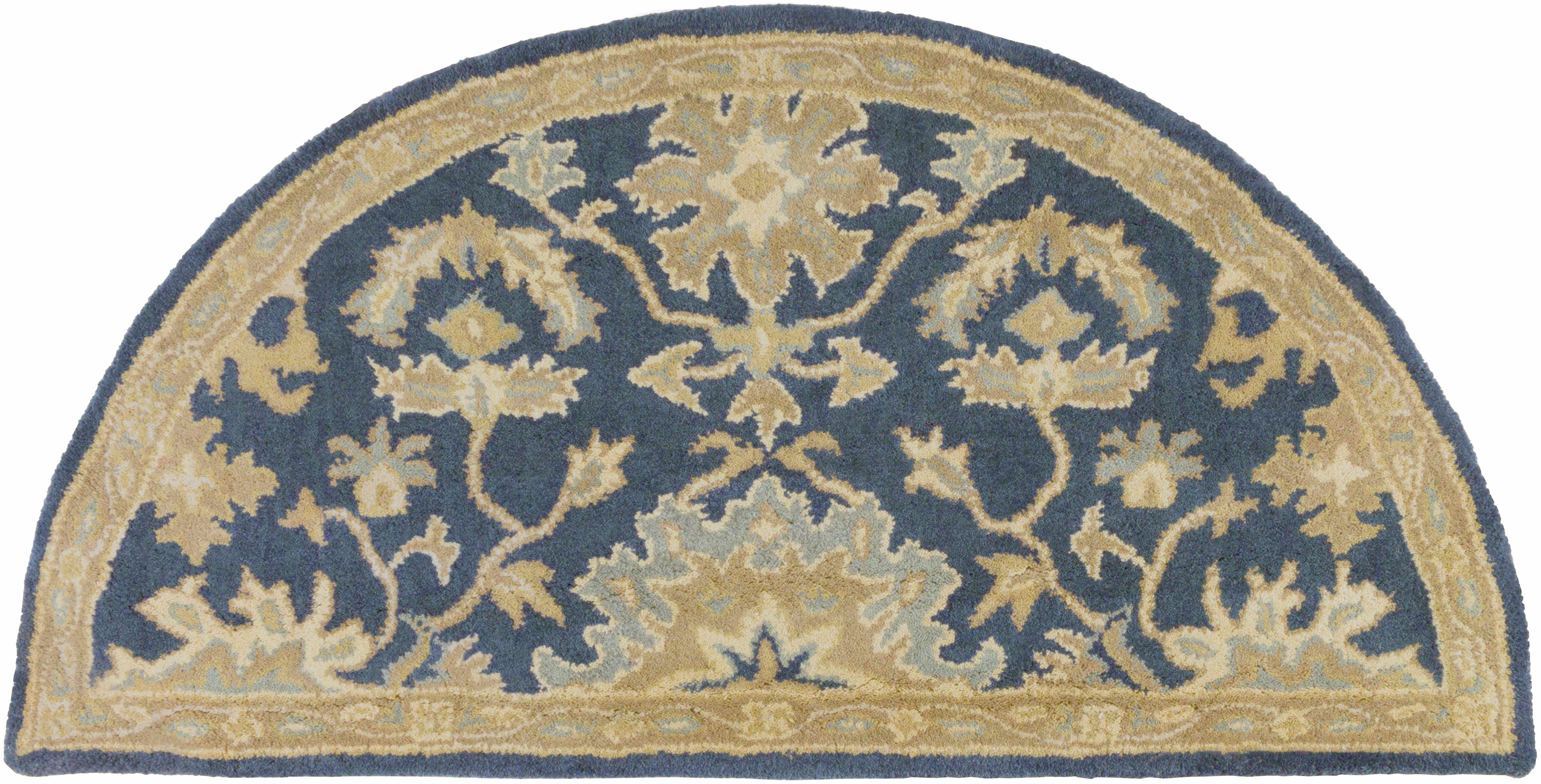 Broomfield 1145 Hand Tufted Blue Wool Rug - Image 14