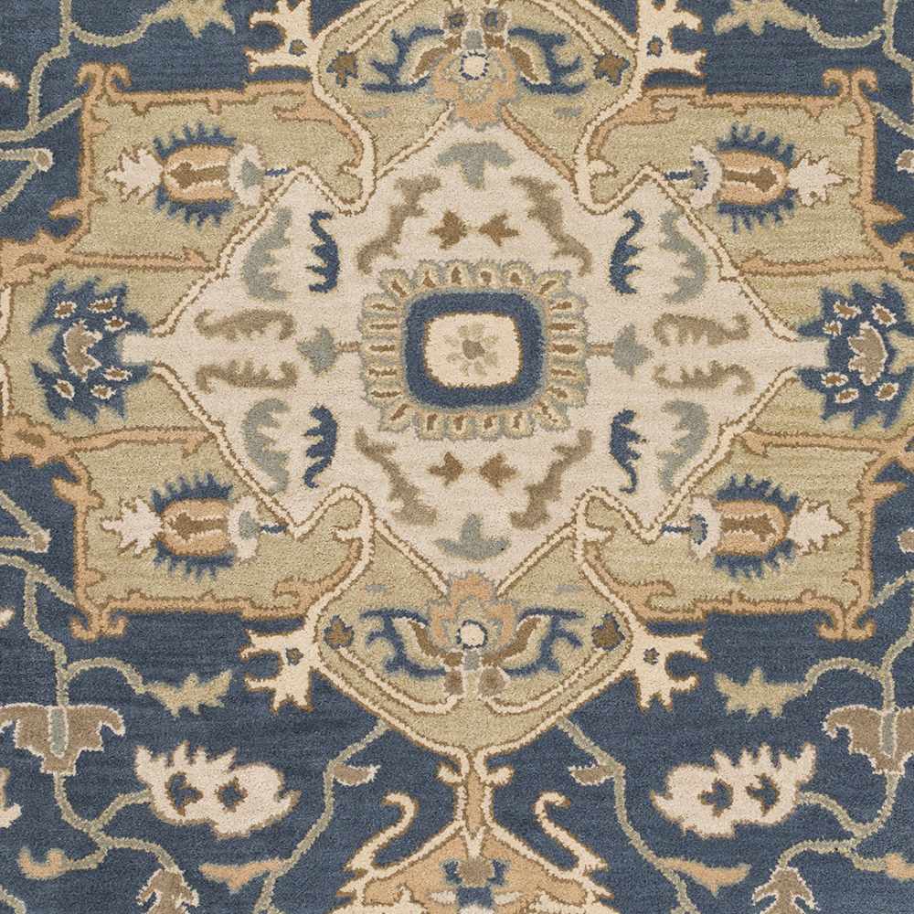 Broomfield 1145 Hand Tufted Blue Wool Rug - Image 5
