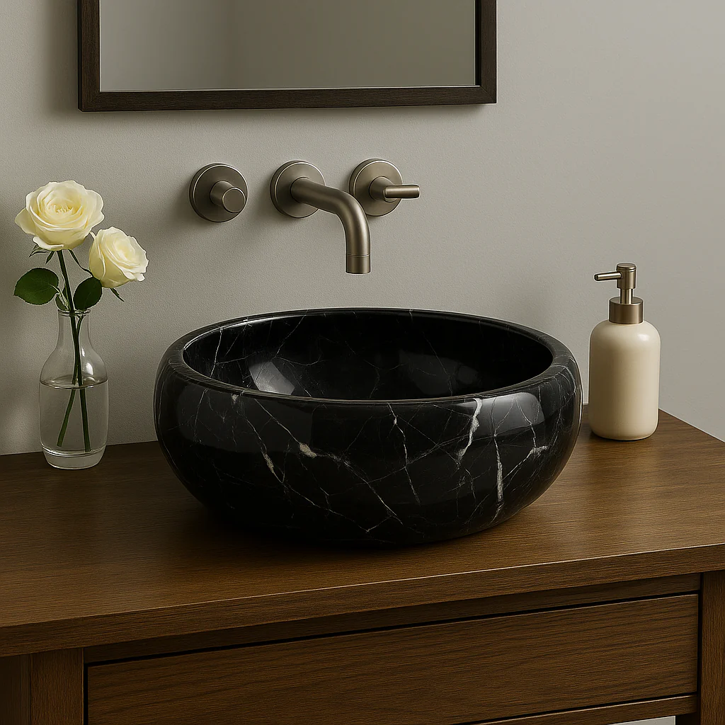Bros Black Marble Sink - Image 3