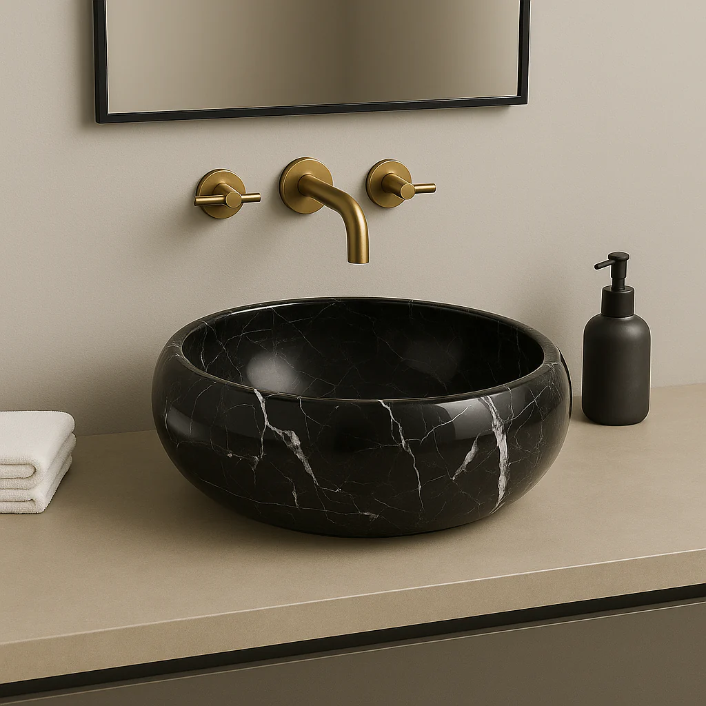Bros Black Marble Sink - Image 5
