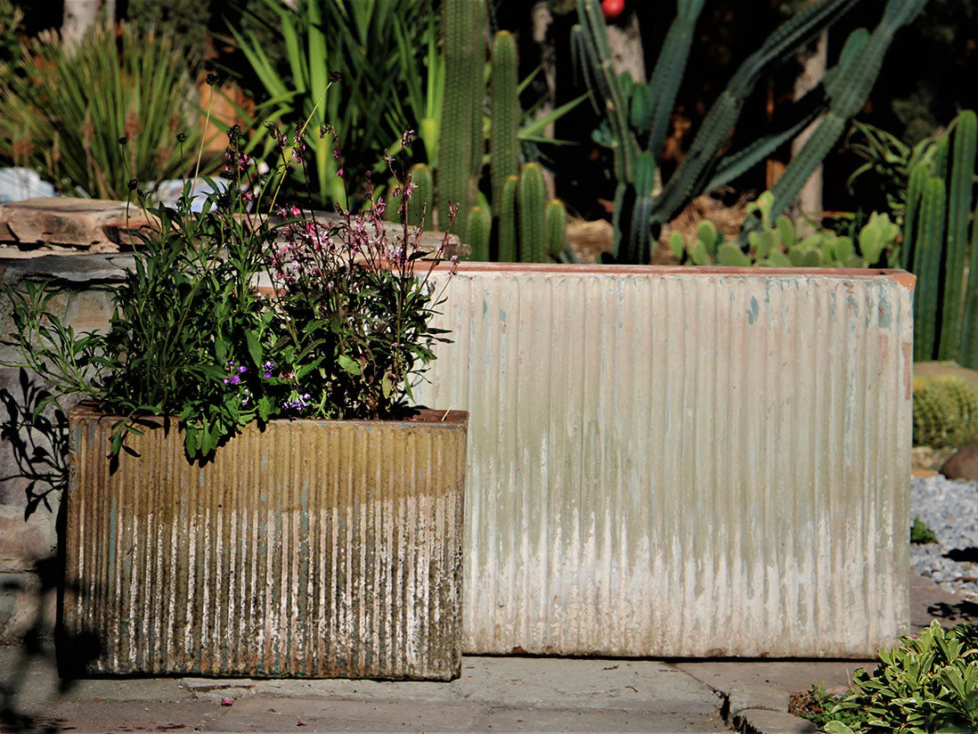 Brush Comb Mid Rectangular Planter-Set of 2 By Plantatorem - Image 2
