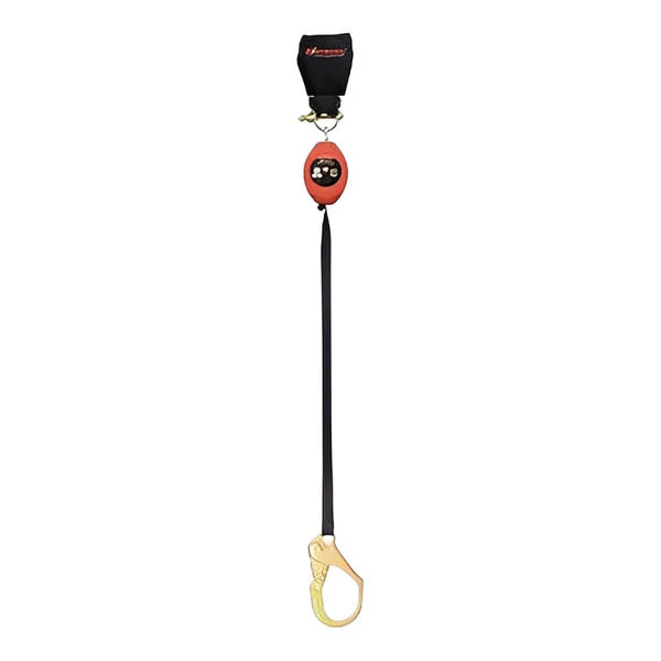 Brute Backer Self Retracting Lifeline - Leading Edge - Tie Back Webbing - Steel Rebar Hook - 8.5ft - Image 3