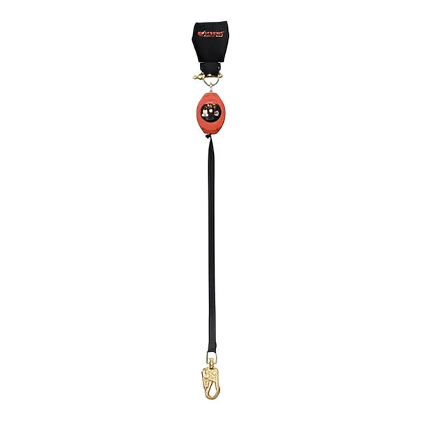 Brute Backer Self Retracting Lifeline - Leading Edge - Tie Back Webbing - Steel Snap Hook - 8.5ft - Image 2