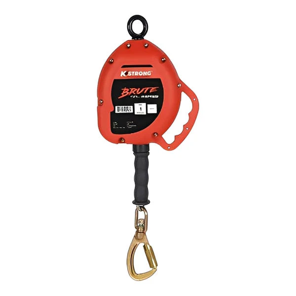 Brute Self Retracting Lifeline - Galv Steel Wire Cable (Carabiner) - All Sizes - Image 2