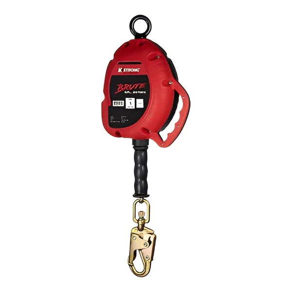 Brute Self Retracting Lifeline - Galv Steel Wire Cable (Swivel Snap Hook) - All Sizes - Image 3