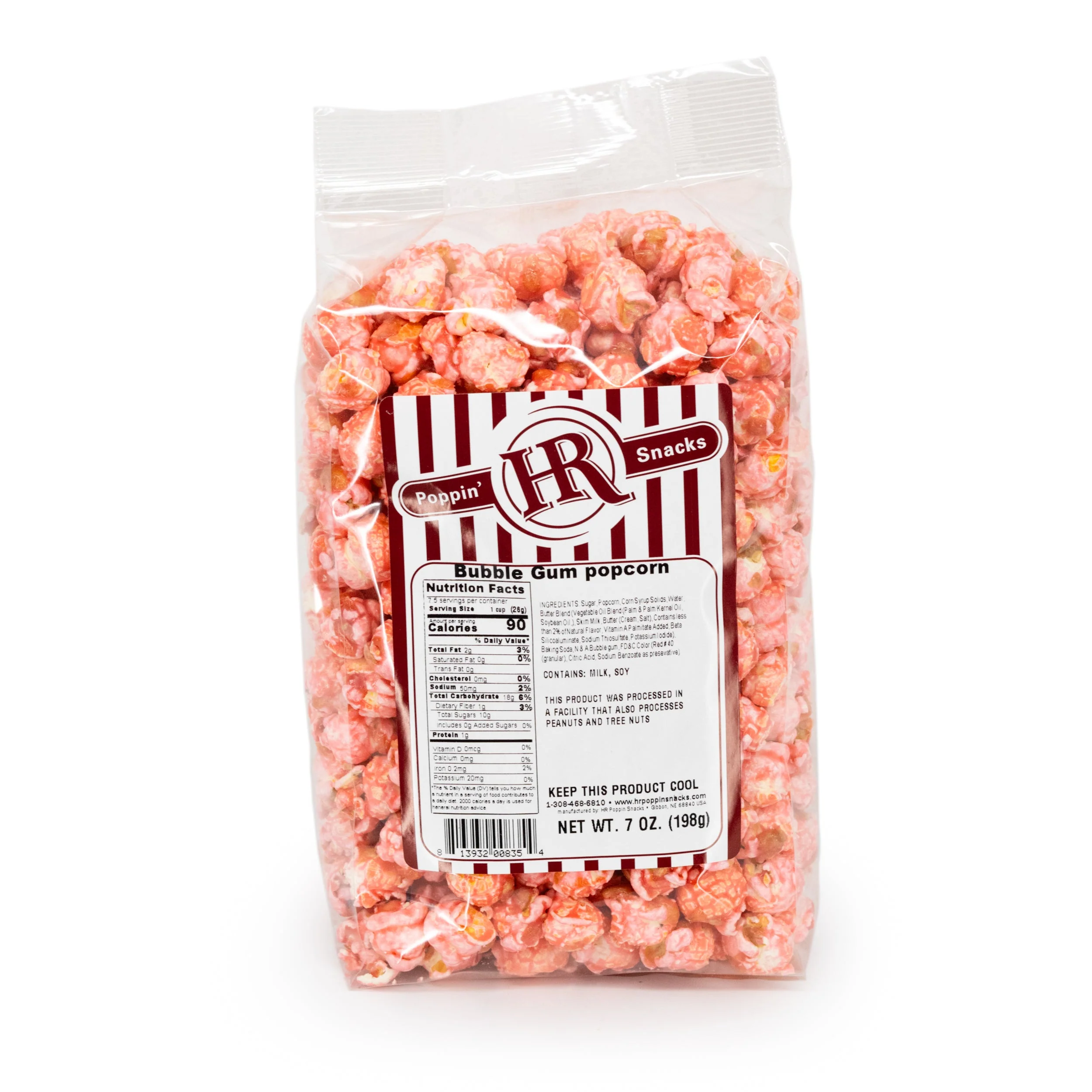 Bubble Gum Popcorn | Pack of 2 | 7 oz | HR Poppin' Snacks - Image 2