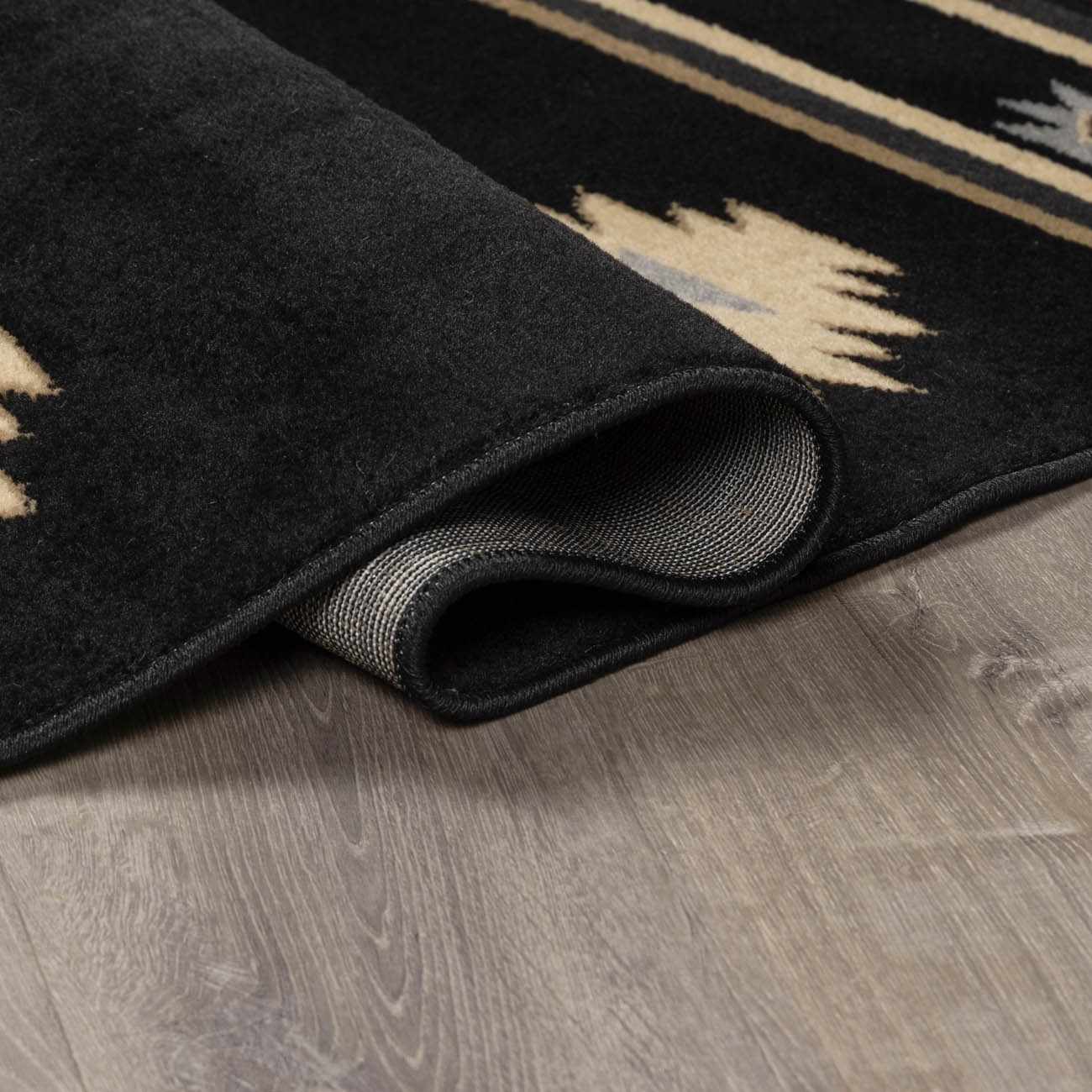 Buckhaven Black Southwestern Area Rug - Image 6