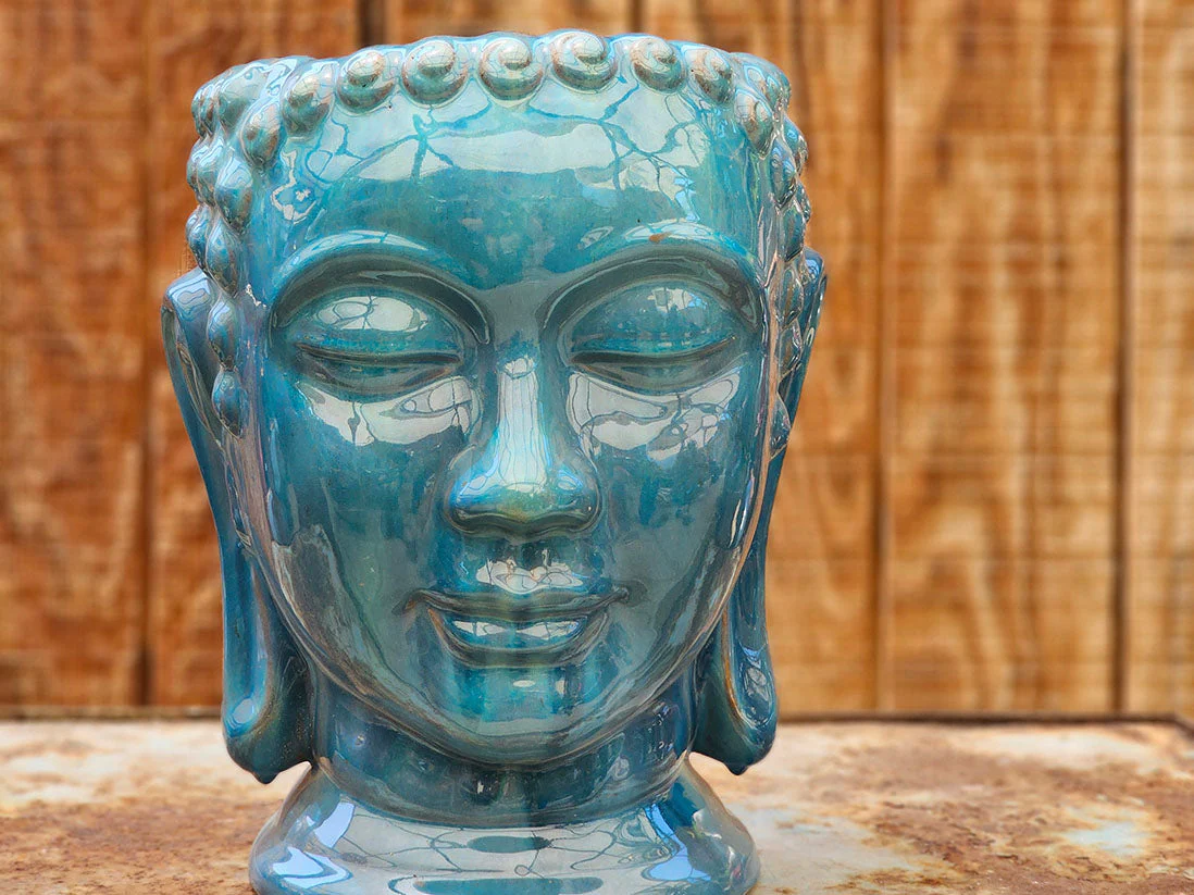 Buddha Head Planter By Plantatorem - Image 3