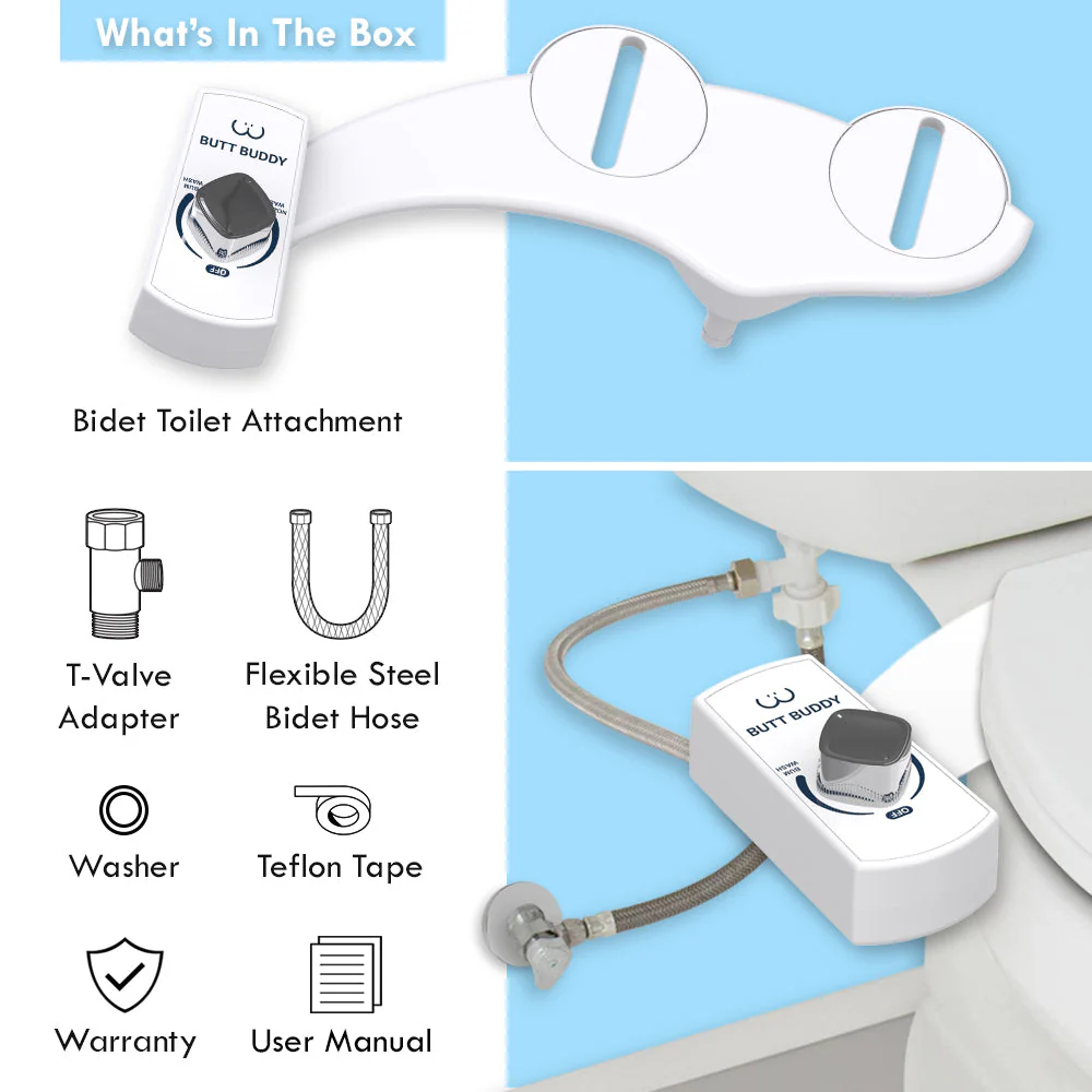 BUTT BUDDY - Bidet Toilet Attachment & Fresh Water Sprayer - Image 7