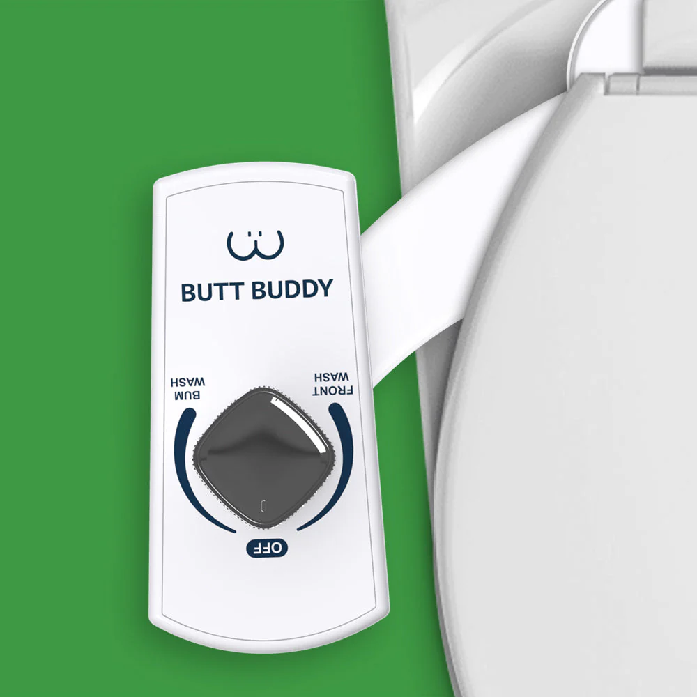 BUTT BUDDY Duo - Rear & Front Water Sprayer Bidet Toilet Attachment - Image 3