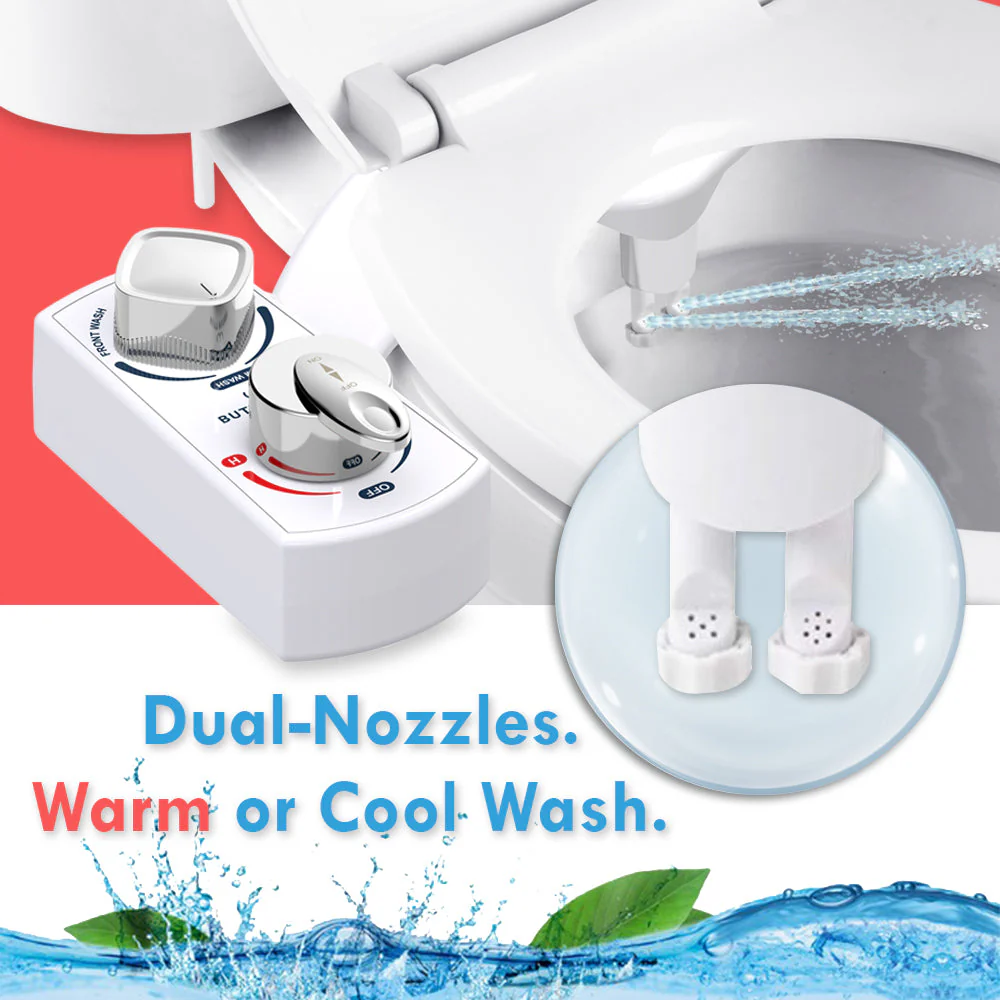 BUTT BUDDY Spa - Cool & Warm Water Sprayer Bidet Toilet Attachment - Image 2
