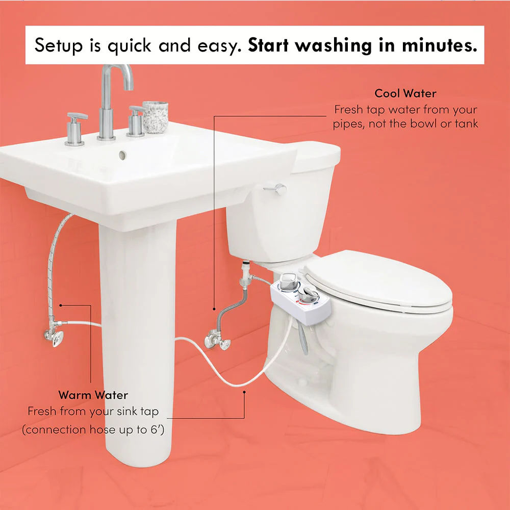 BUTT BUDDY Spa - Cool & Warm Water Sprayer Bidet Toilet Attachment - Image 6