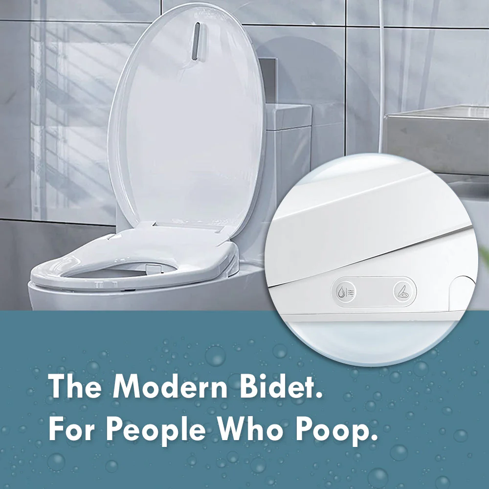 BUTT BUDDY Suite - Smart Bidet Toilet Seat Attachment (Cool & Warm Water Sprayer, Air Dryer & Heated Seat ) - Image 2