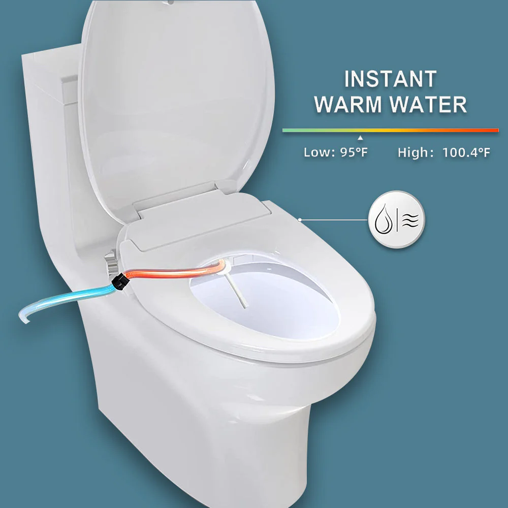 BUTT BUDDY Suite - Smart Bidet Toilet Seat Attachment (Cool & Warm Water Sprayer, Air Dryer & Heated Seat ) - Image 5