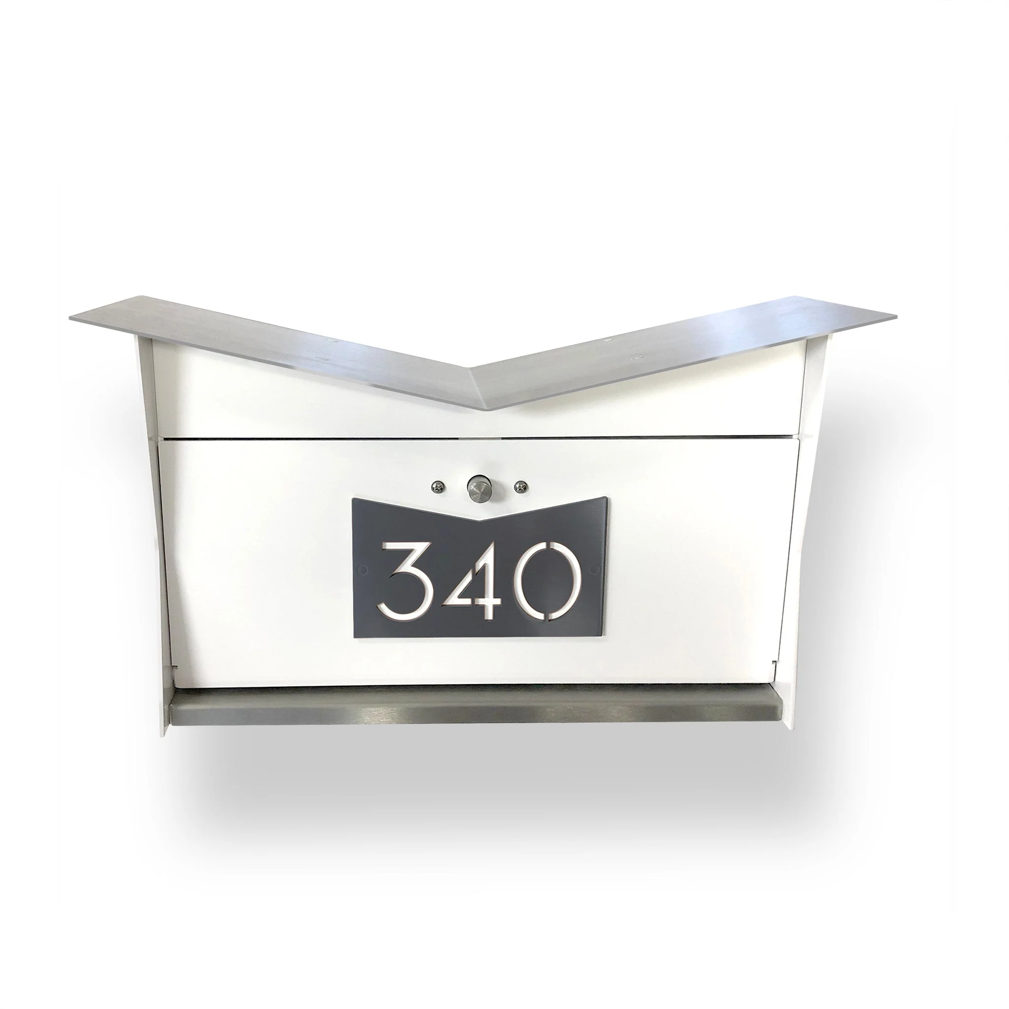 ButterFly Box in ARCTIC WHITE - Wall Mount Mailbox - Image 18