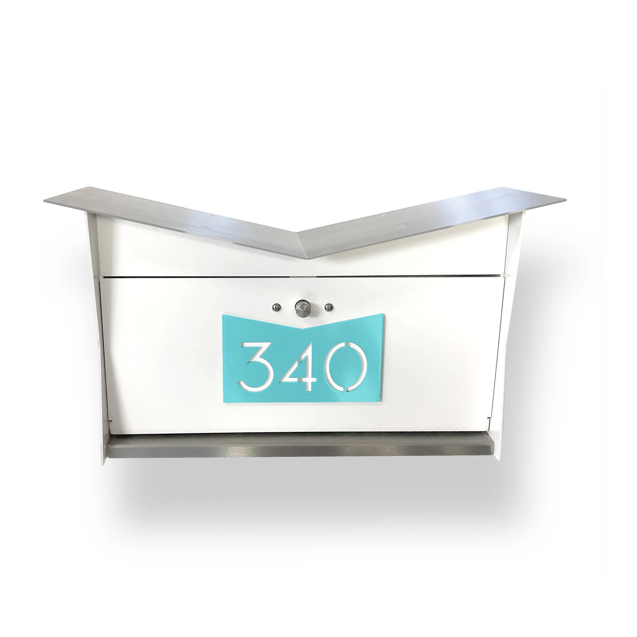 ButterFly Box in ARCTIC WHITE - Wall Mount Mailbox - Image 21