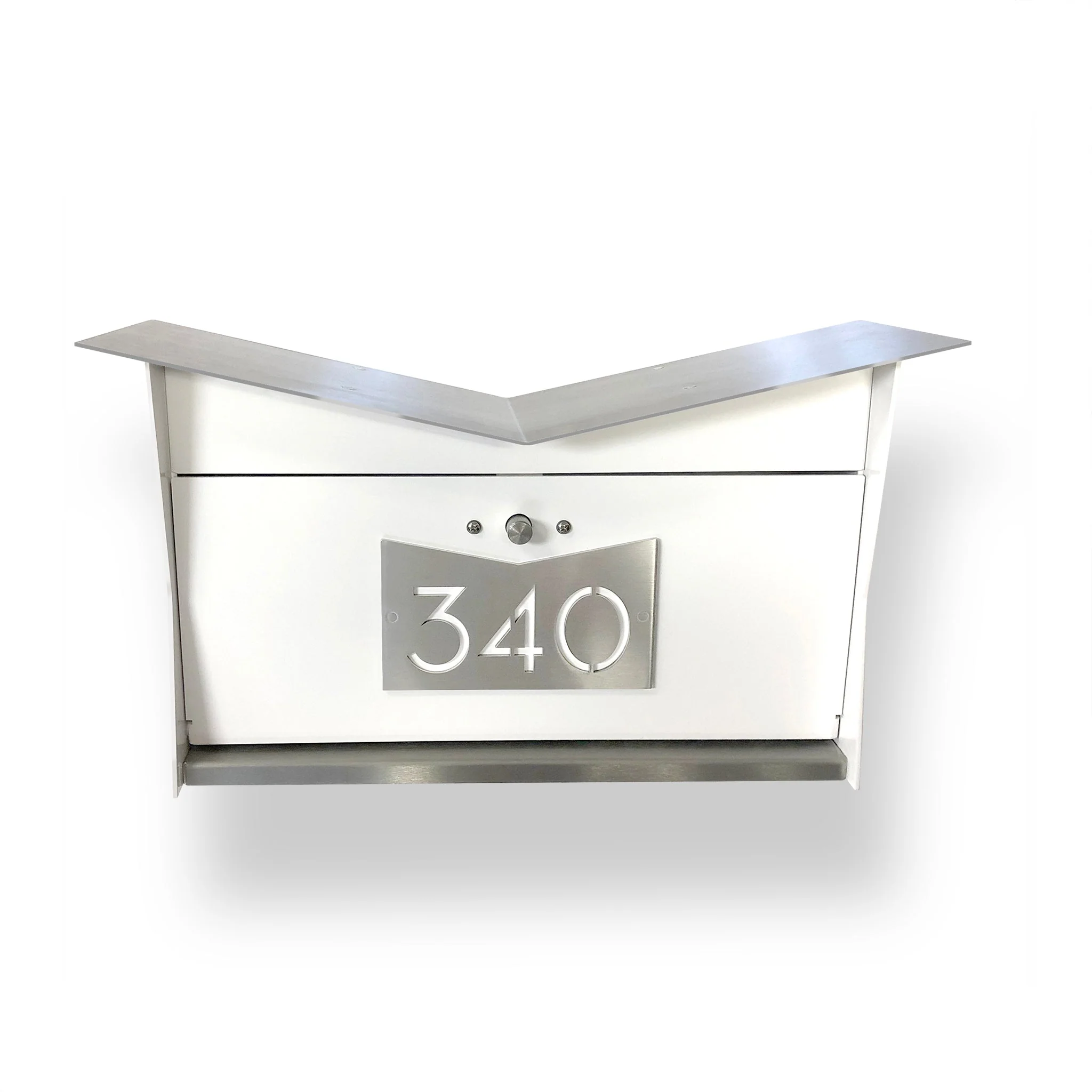 ButterFly Box in ARCTIC WHITE - Wall Mount Mailbox - Image 22