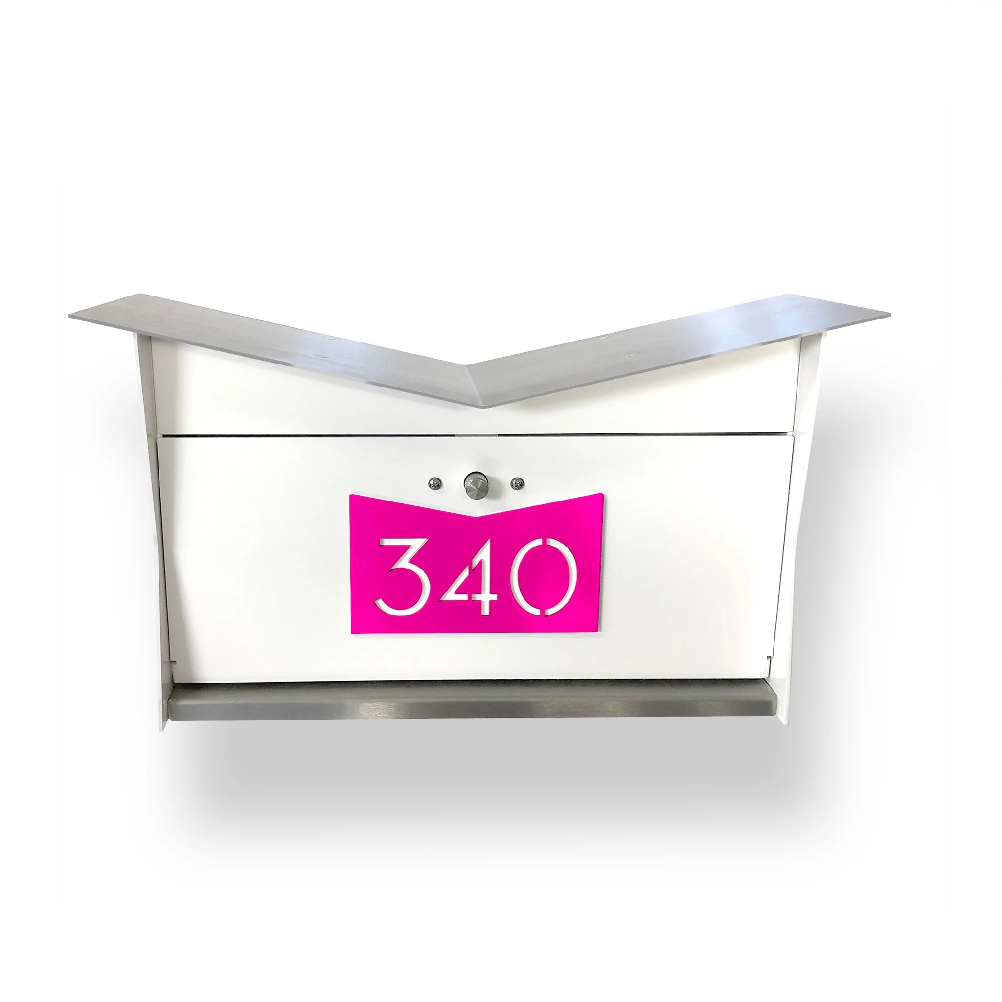 ButterFly Box in ARCTIC WHITE - Wall Mount Mailbox - Image 25
