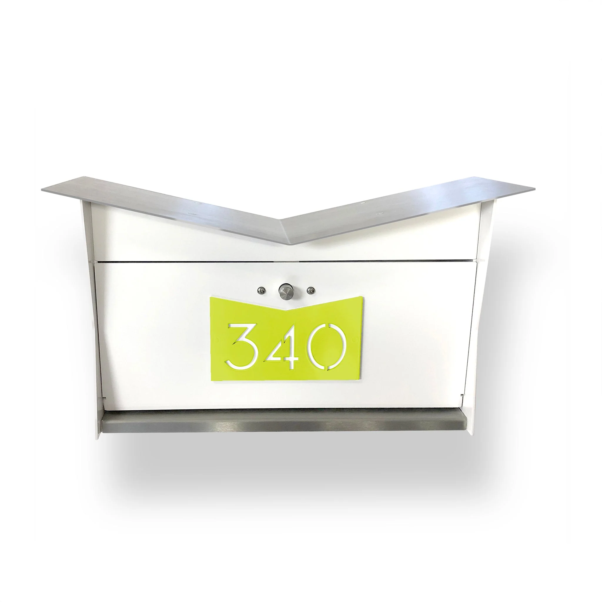 ButterFly Box in ARCTIC WHITE - Wall Mount Mailbox - Image 27