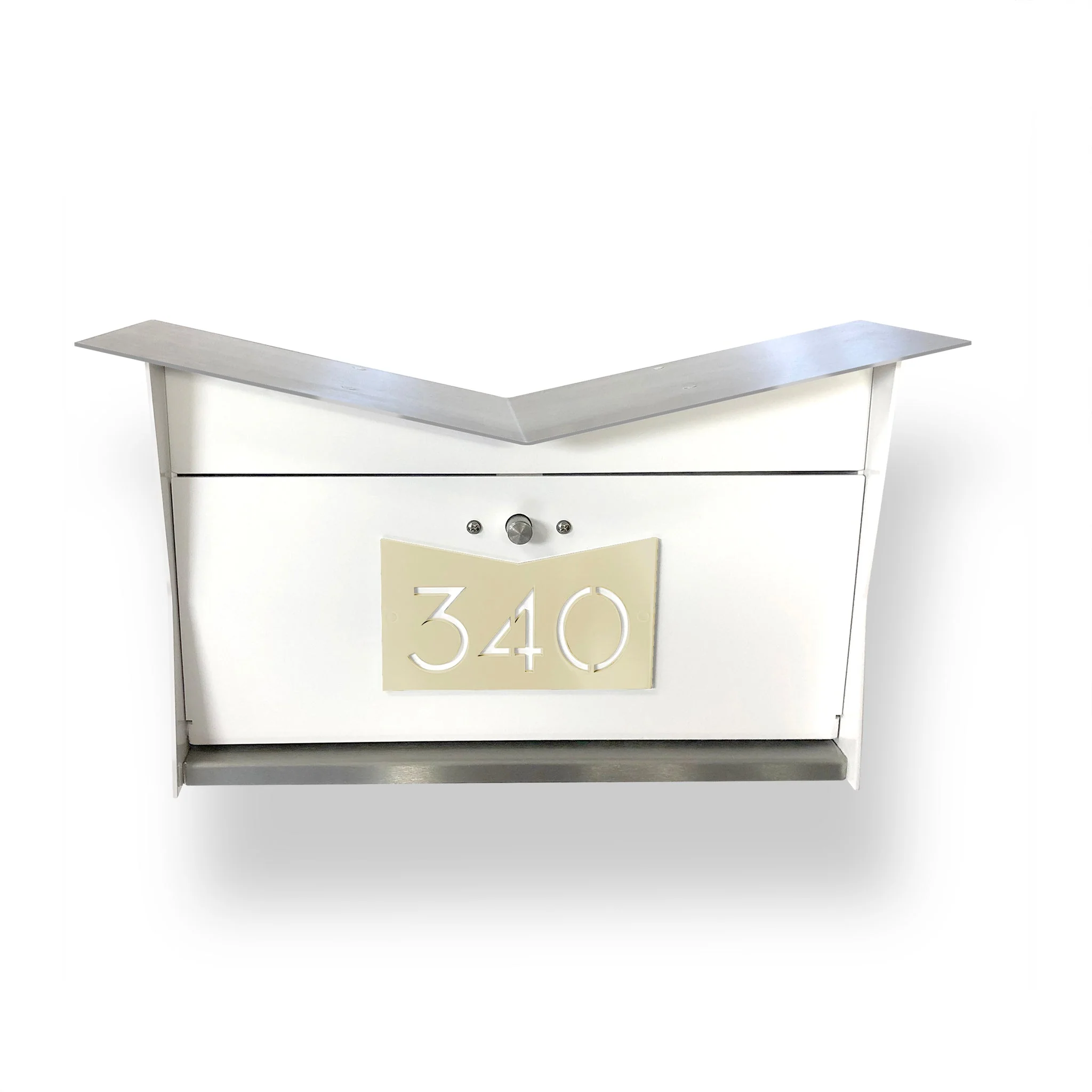 ButterFly Box in ARCTIC WHITE - Wall Mount Mailbox - Image 28