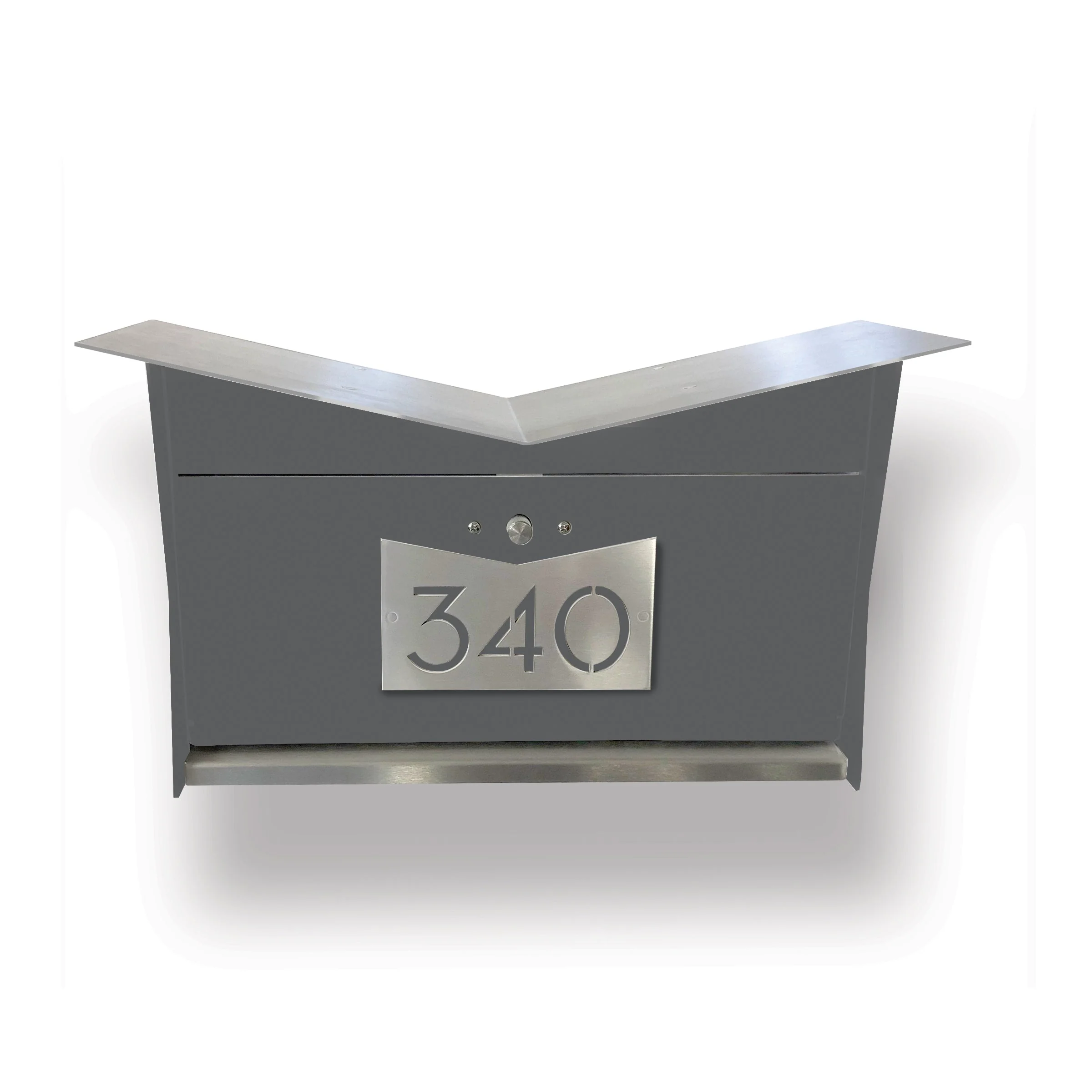 ButterFly Box in DESIGNER GRAY - Wall Mount Mailbox - Image 10
